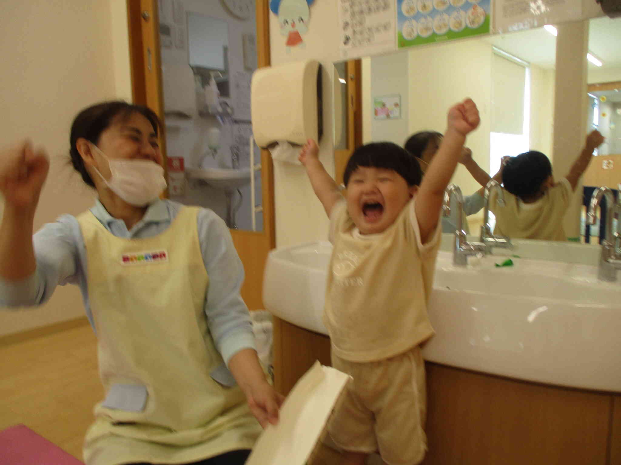 氷や水風船で遊んだよ
