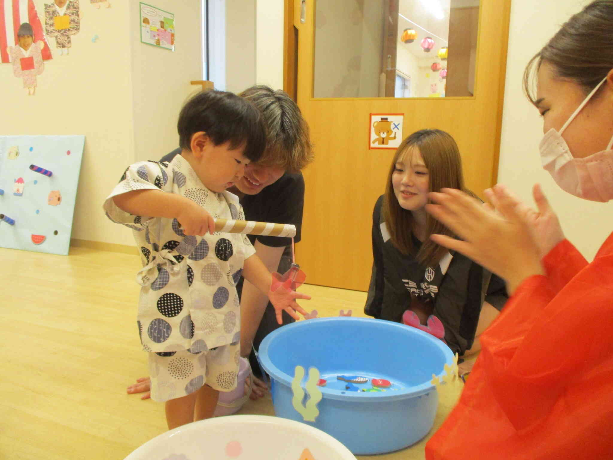 お魚釣りも上手にできたよ！！