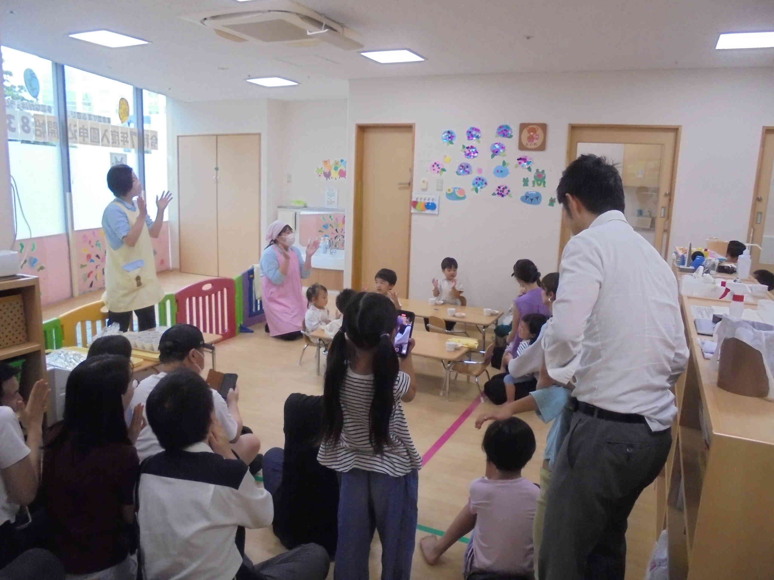 保育参加・おやつ試食会