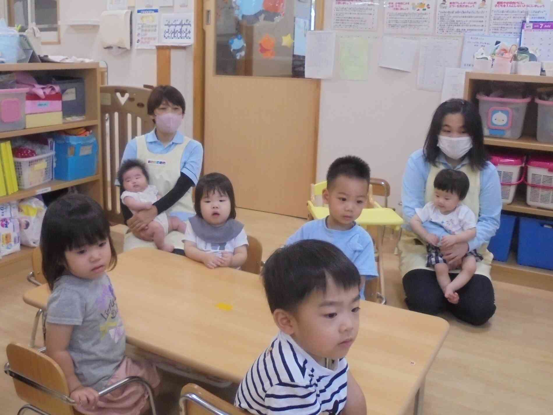 赤ちゃんたちもお祝いに集まってきました！