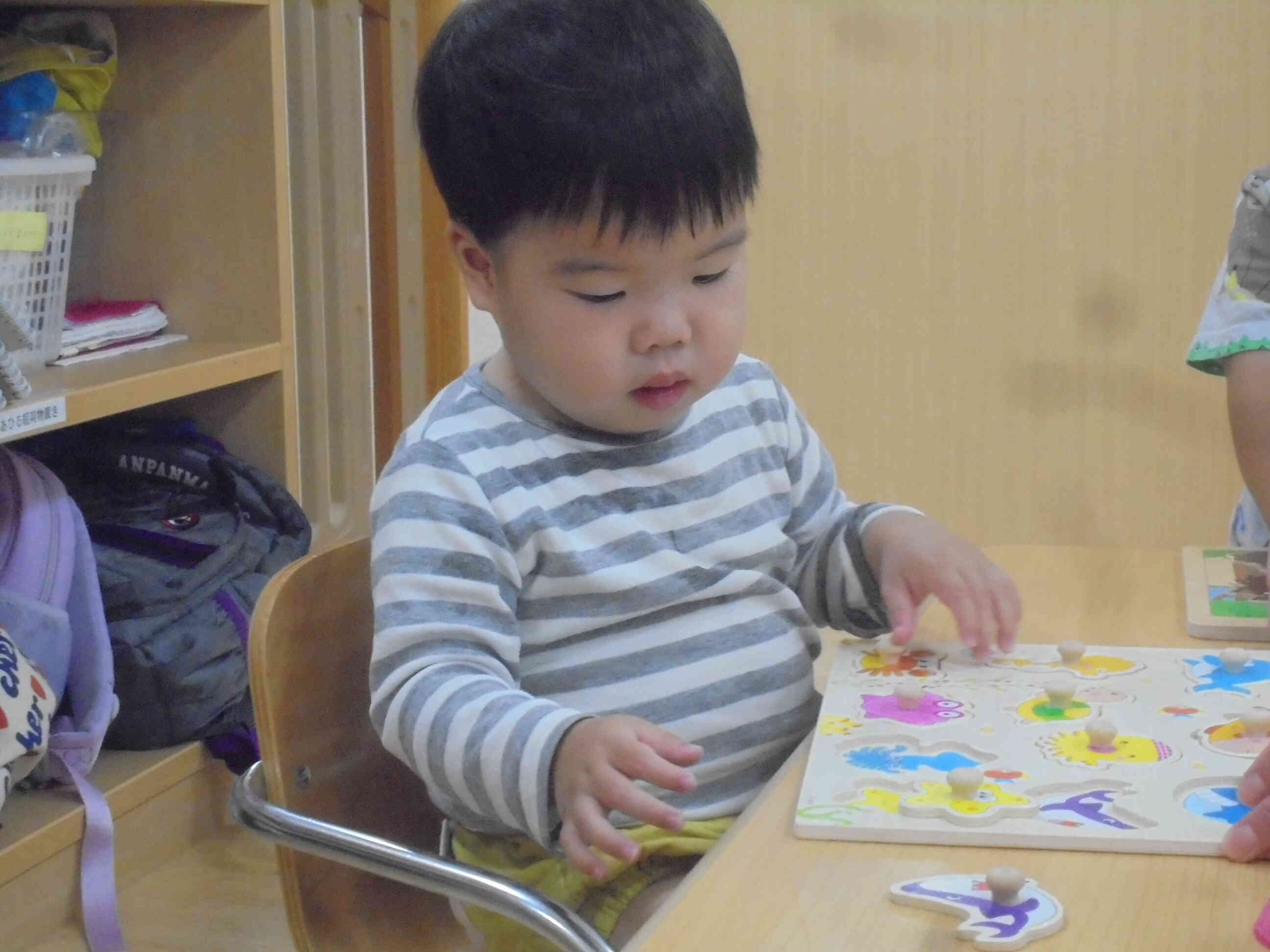 パズルに夢中！