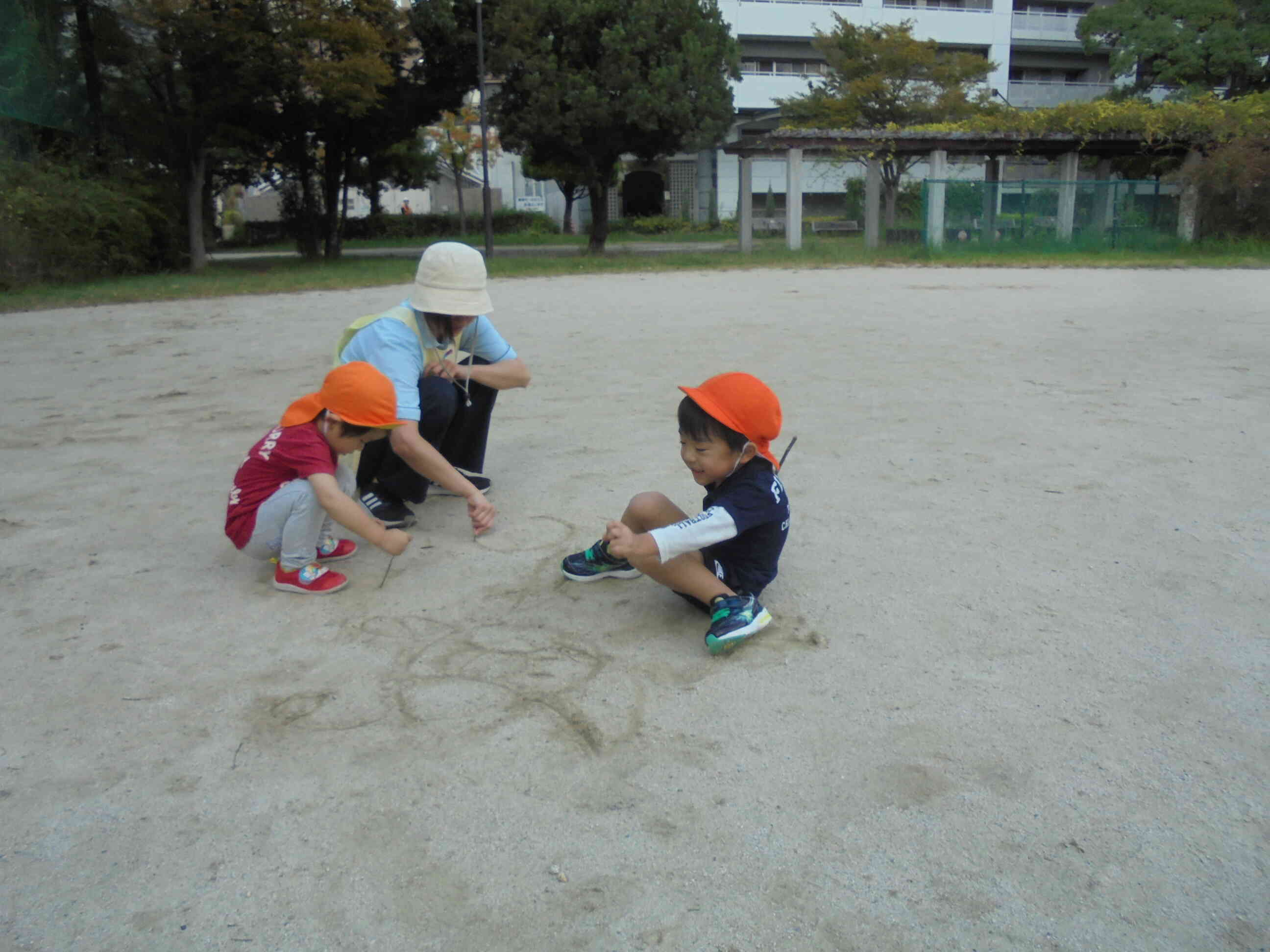 先生とお絵かき