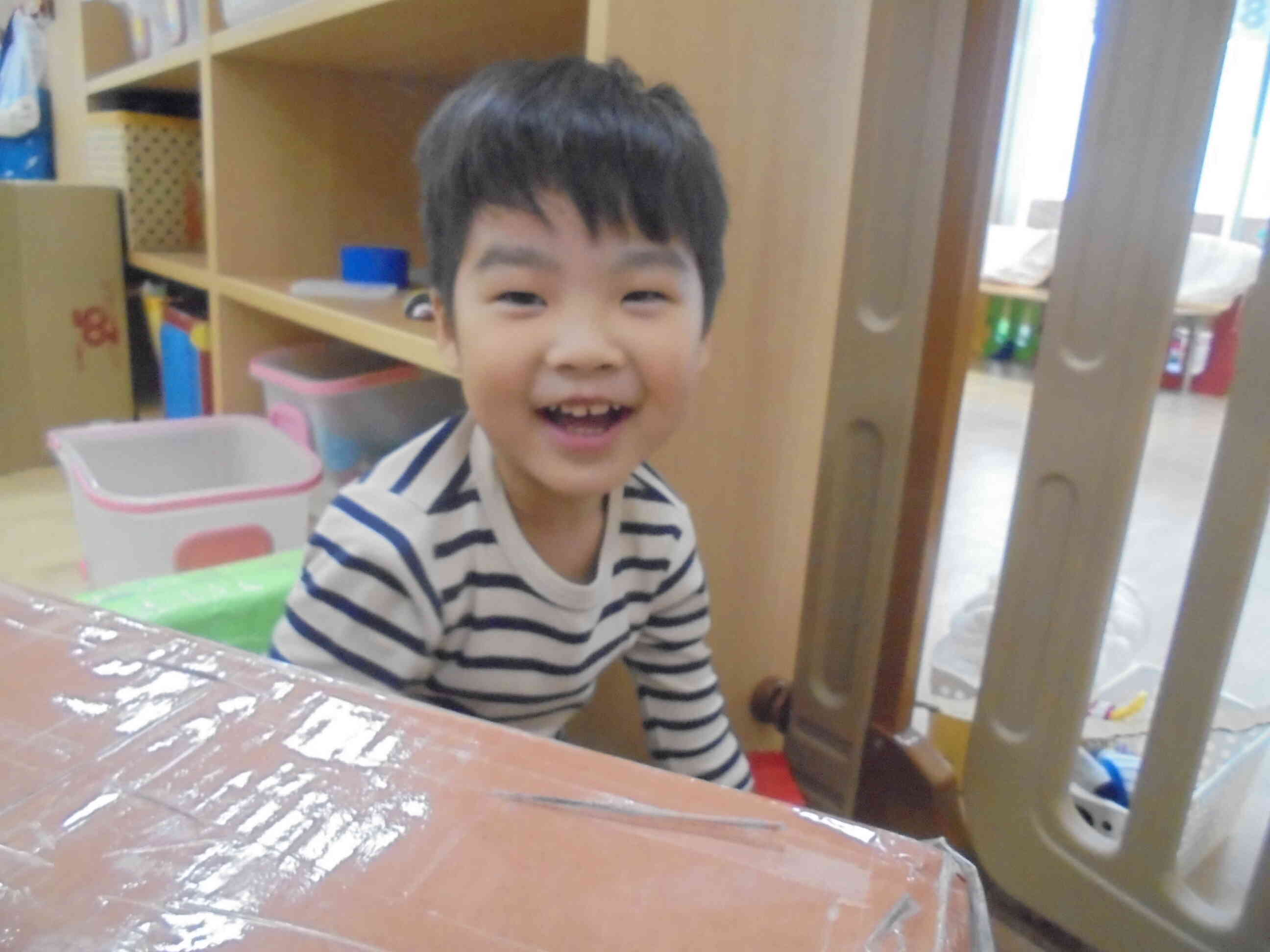 ぼくも見つかっちゃった！