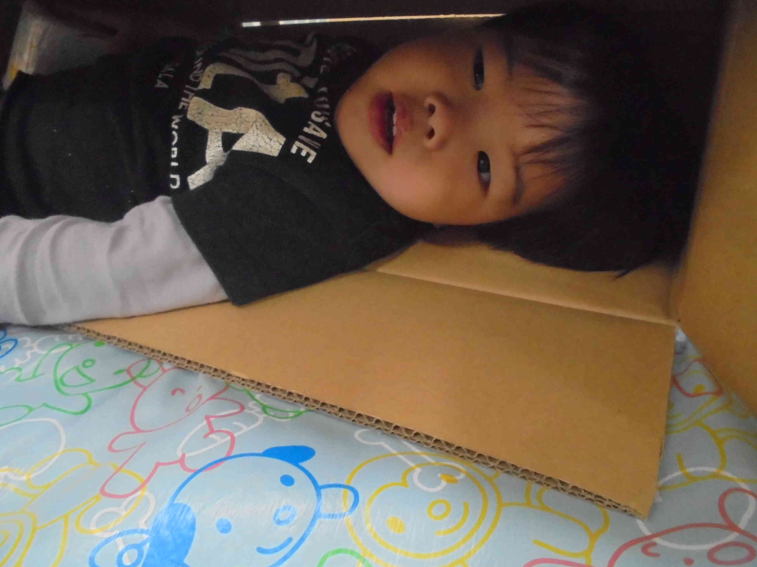 今度は見えないでしょ！