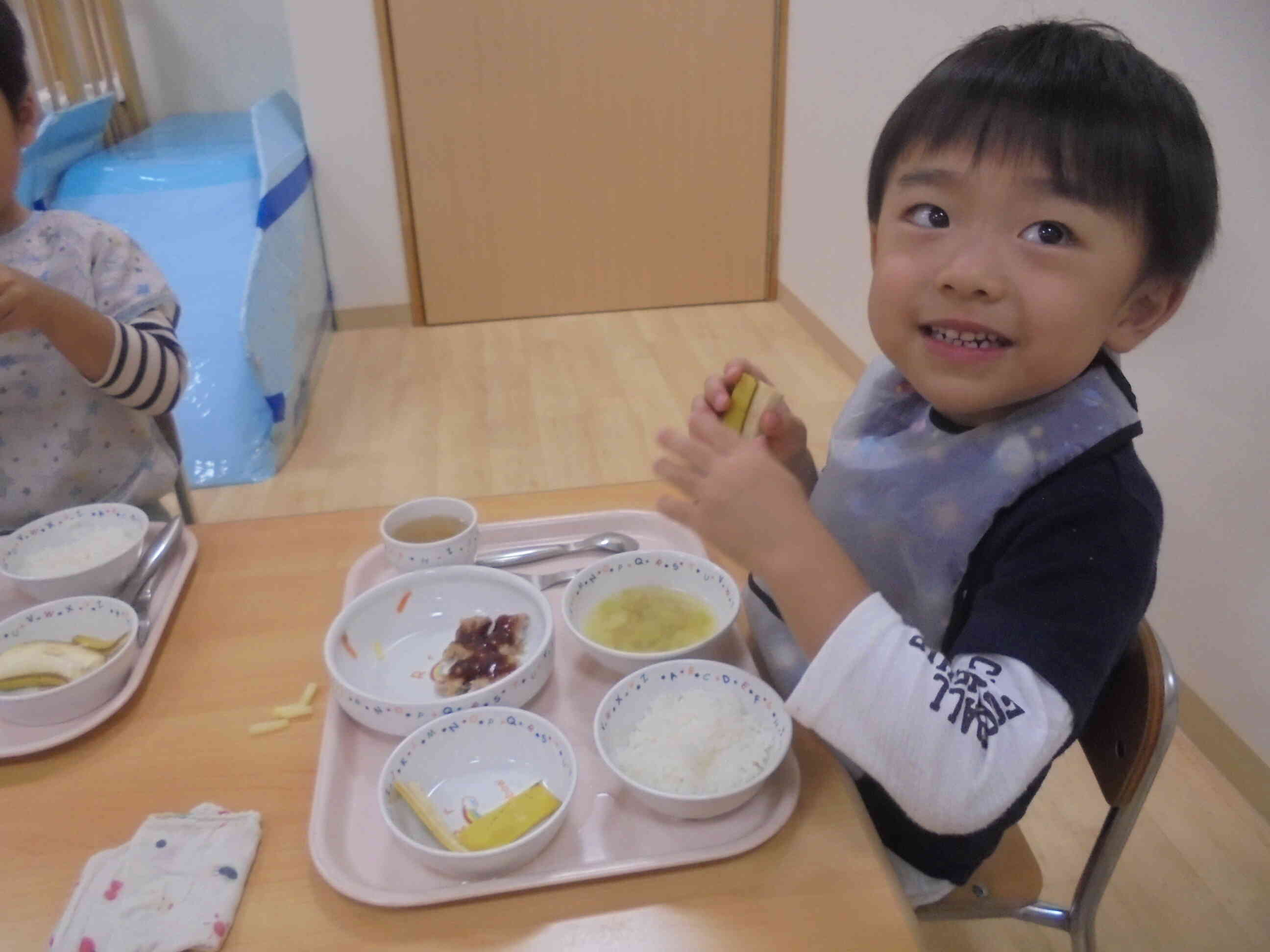 ぼくピーマンも食べたよ！