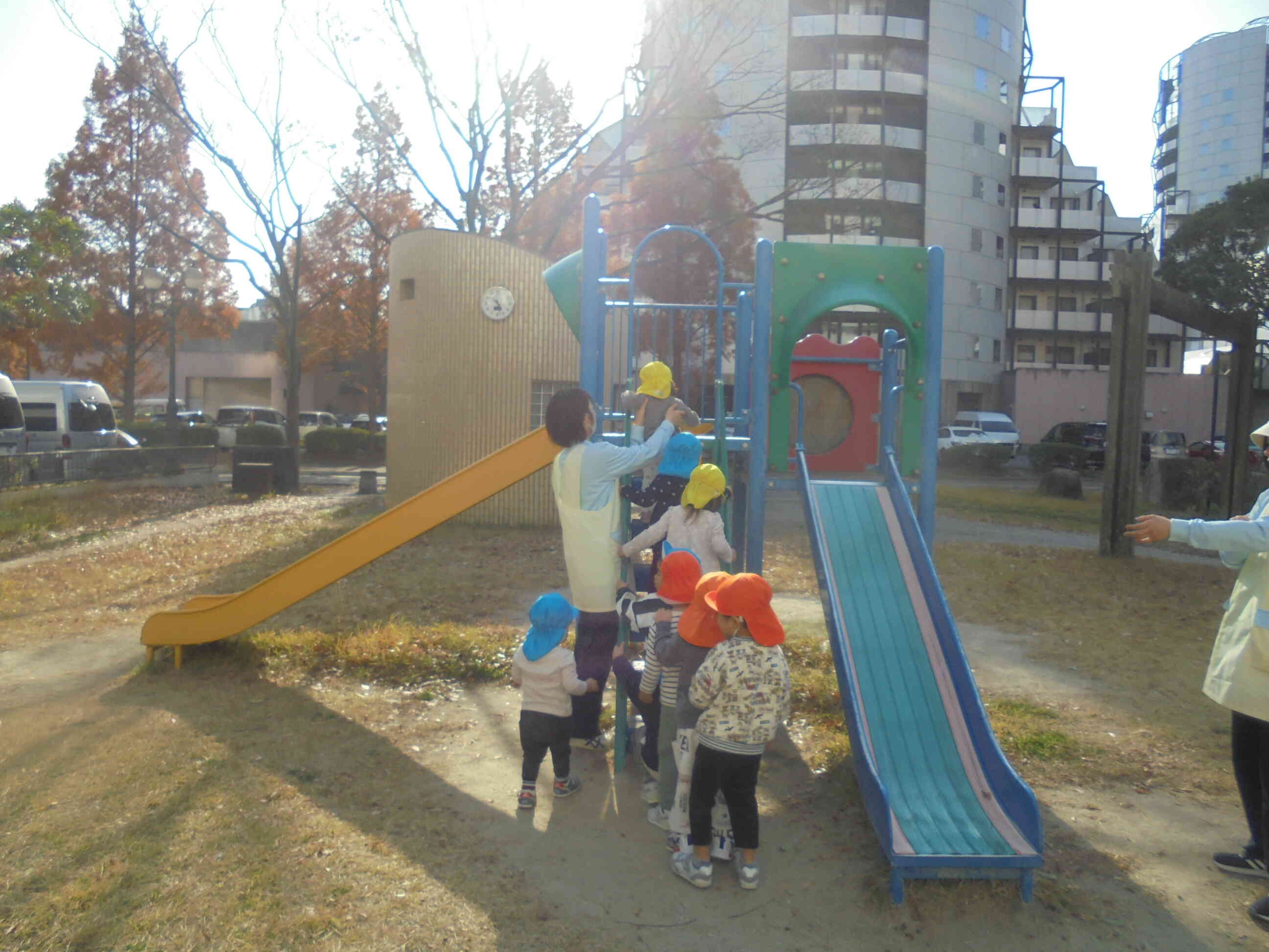 順番に並びましょう！