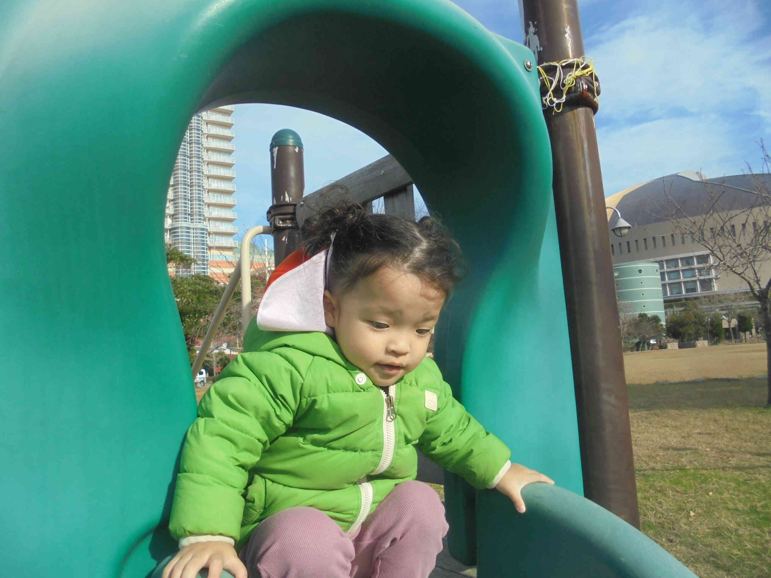 私もすべってみよう！