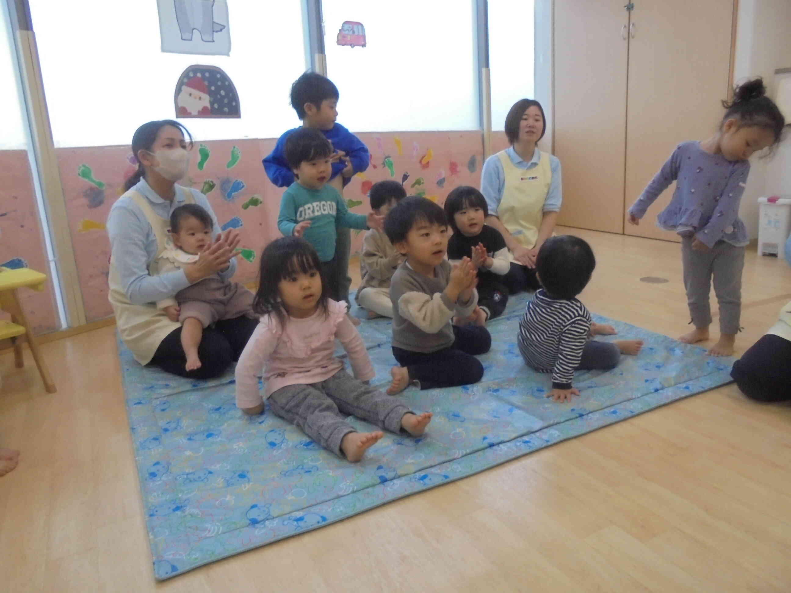 赤ちゃんも参加してます♪