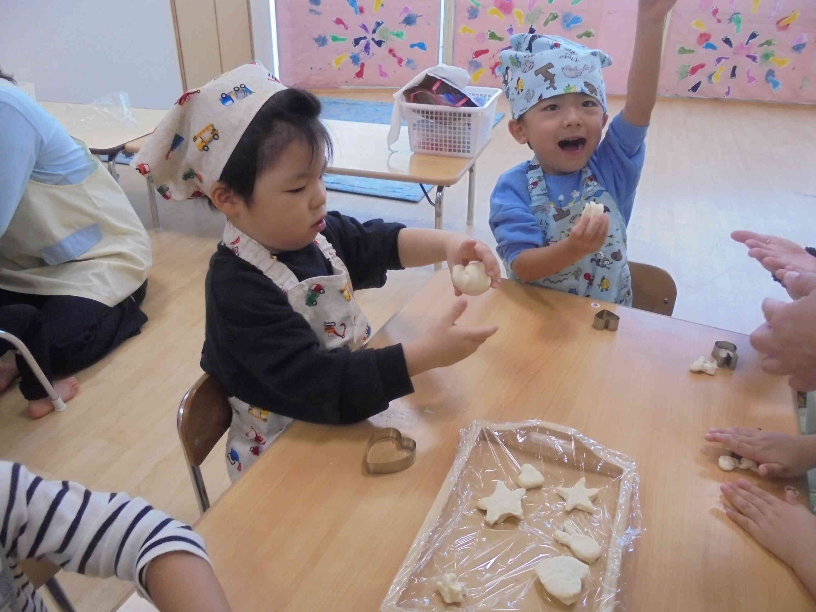 ２月の食育　クッキーづくり
