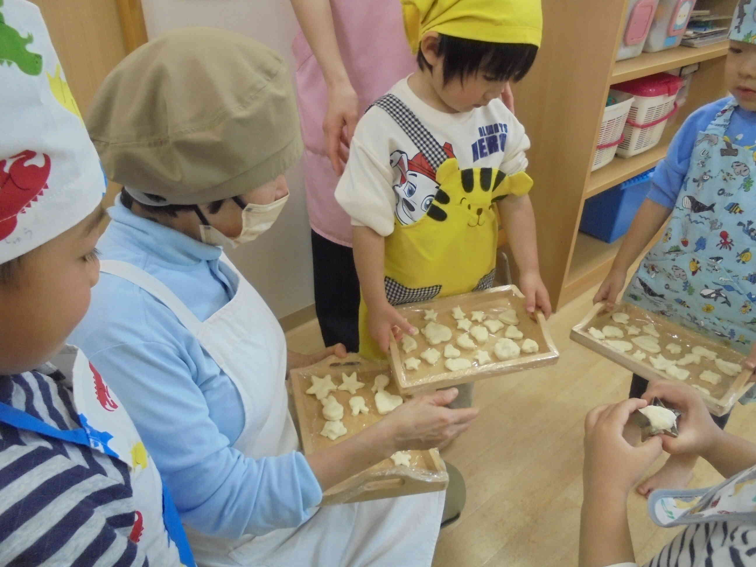 完成！「給食の先生、焼いてください！」