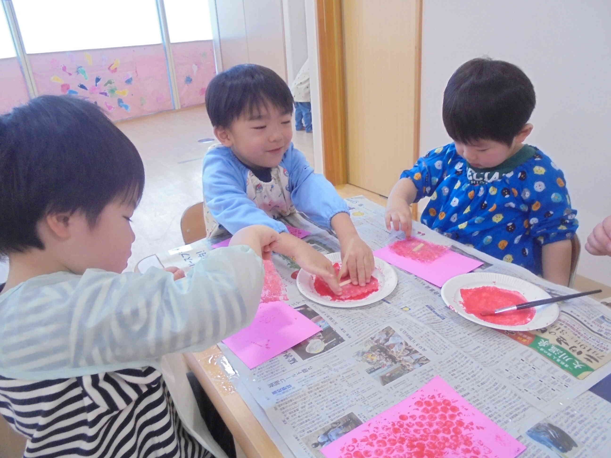 もうすぐ春だよ！桜の木製作