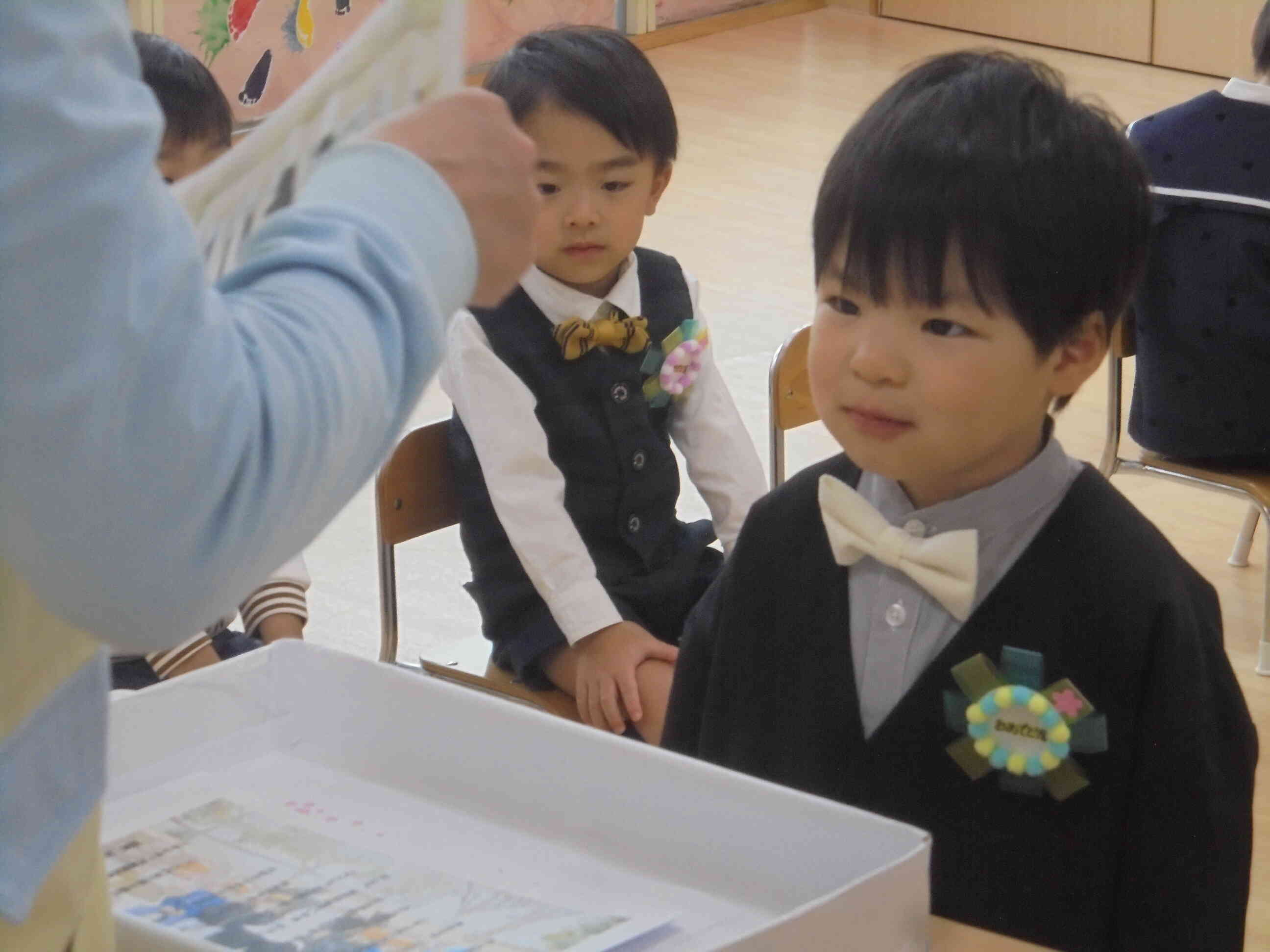 卒園証書　授与