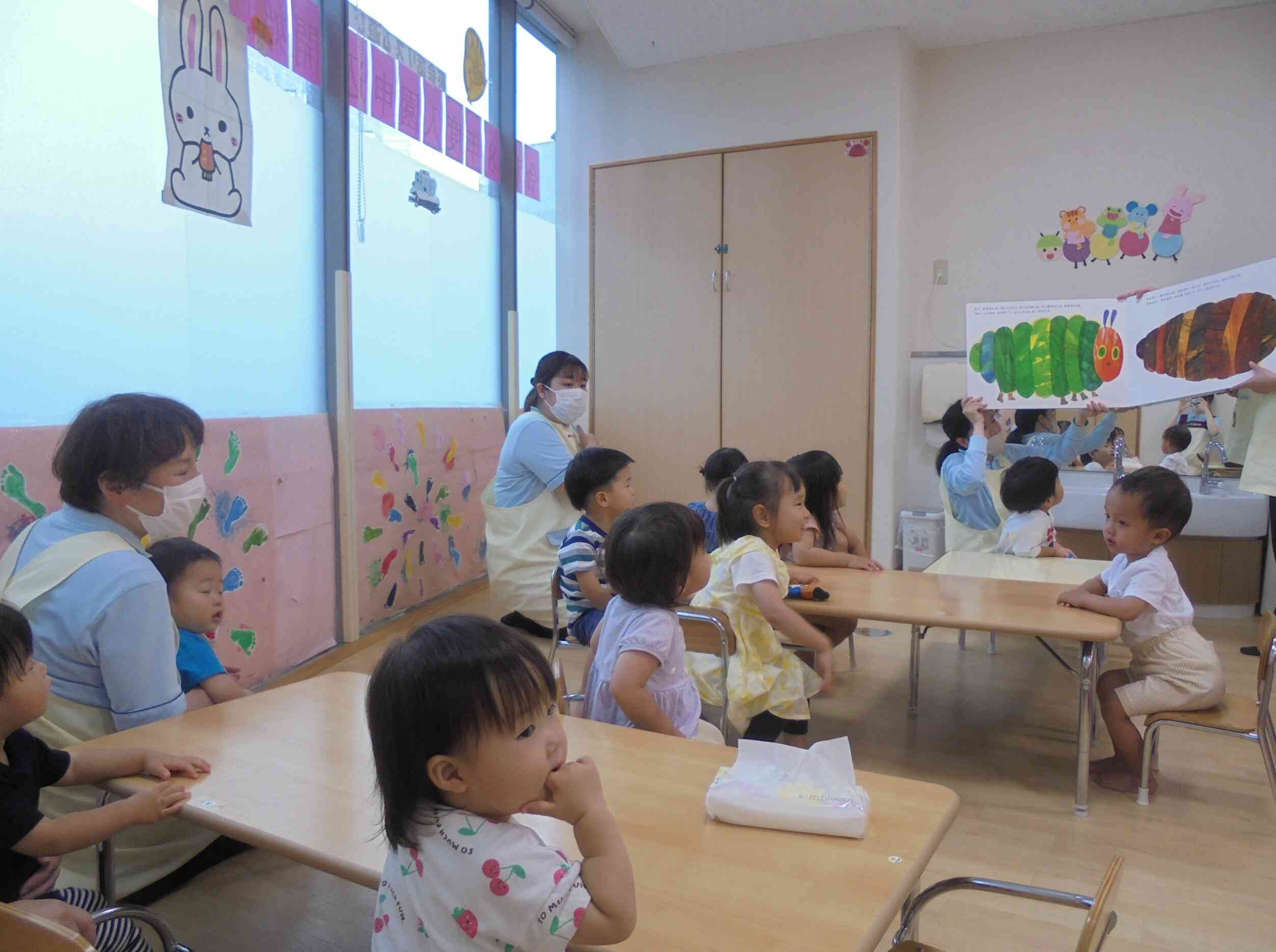保育参加の日だけど泣いてないよ！