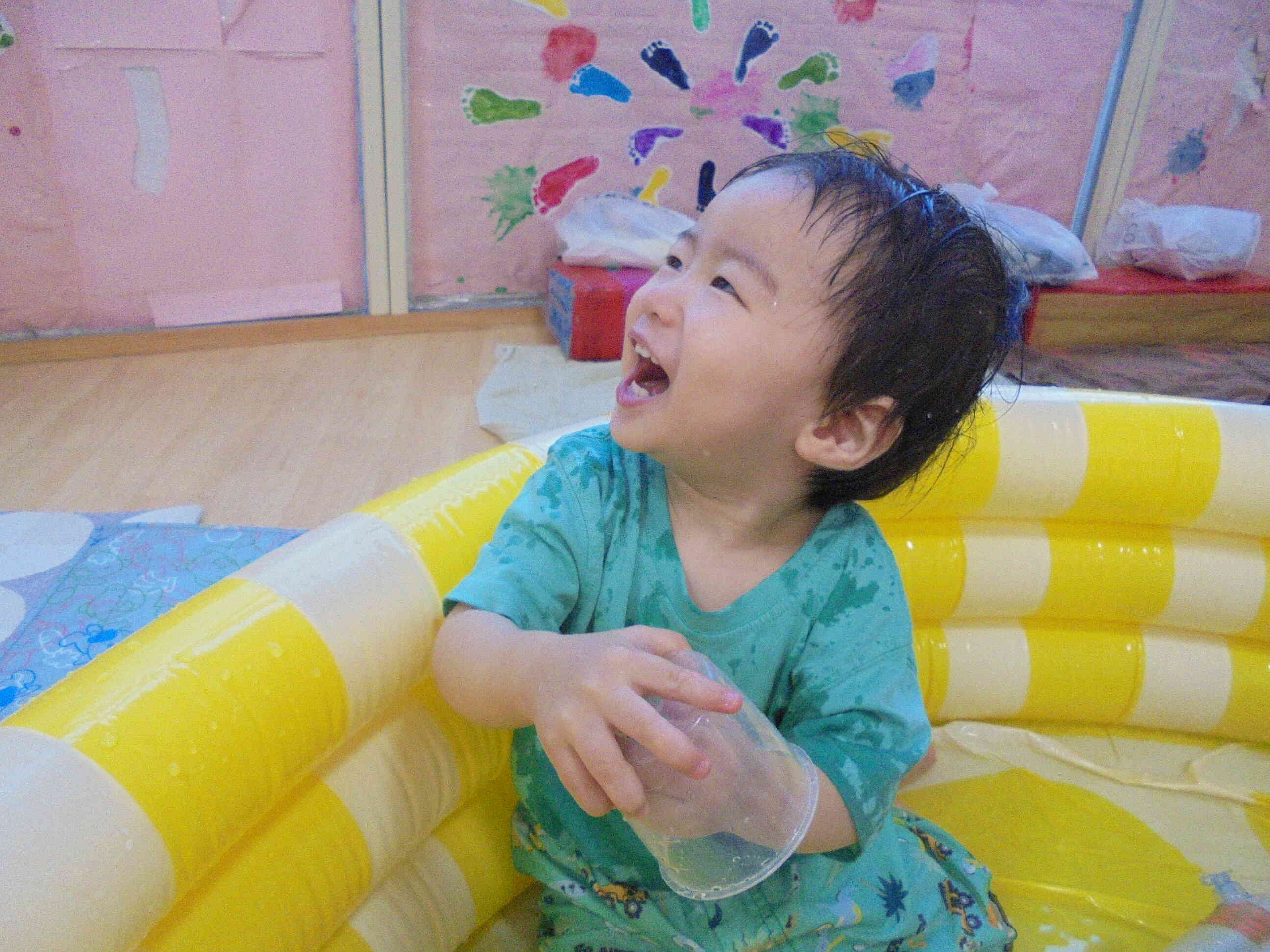 水遊び楽しいね♬