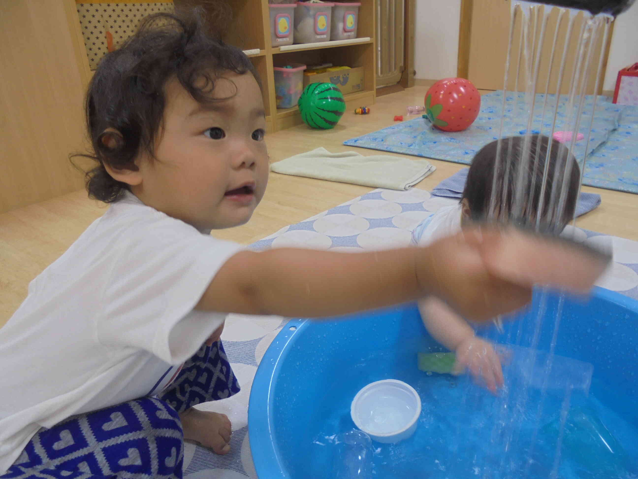 シャワーが気持ちいいね！