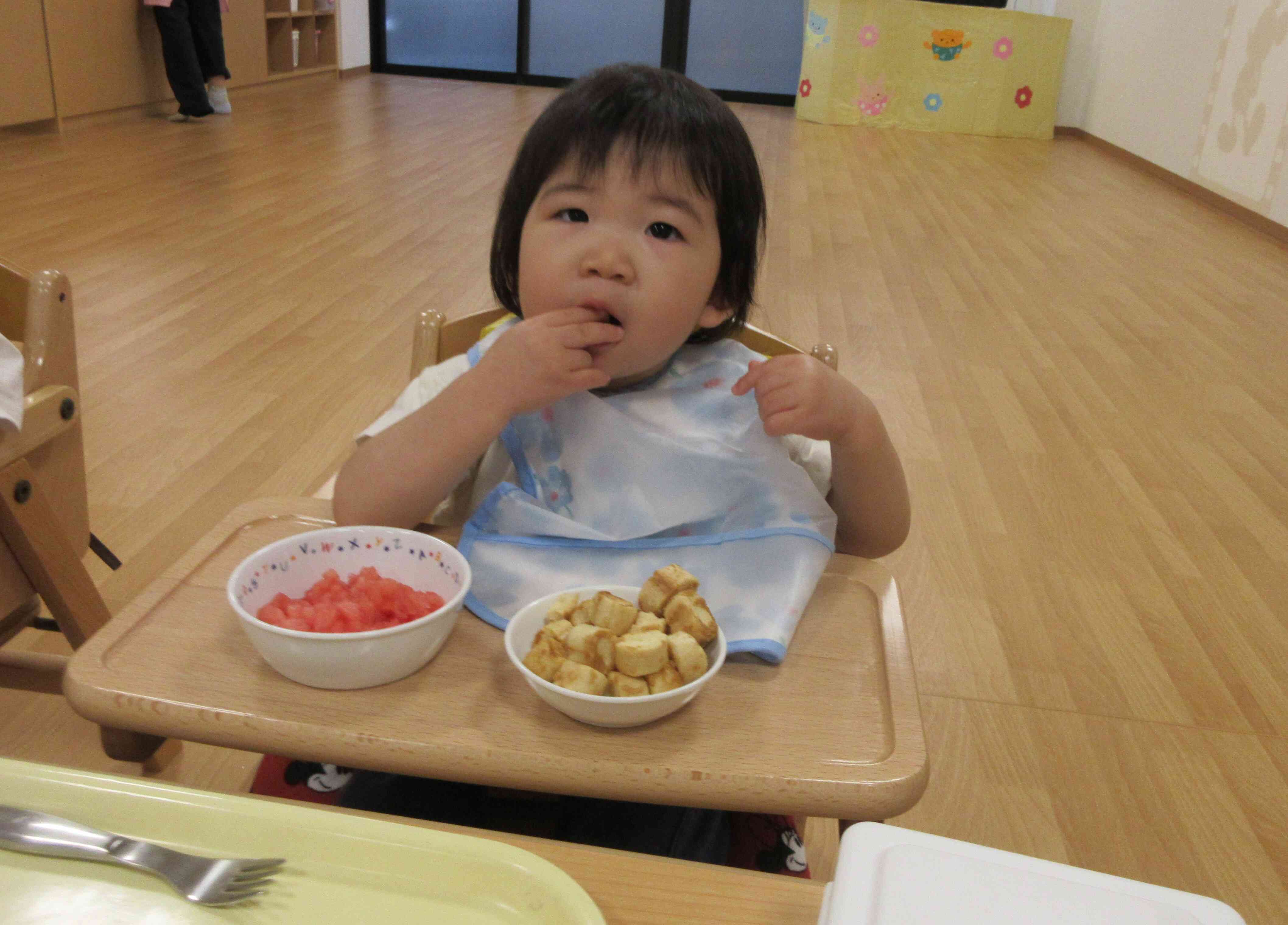 1人で食べれるよ！！