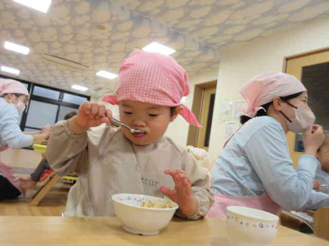 たくさん食べるよ！