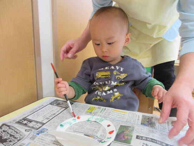 ここに・・ポンポン！！