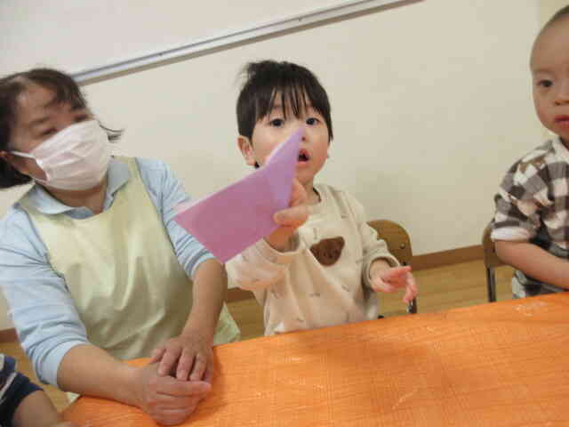 折り紙でチューリップも折ってみましたよ