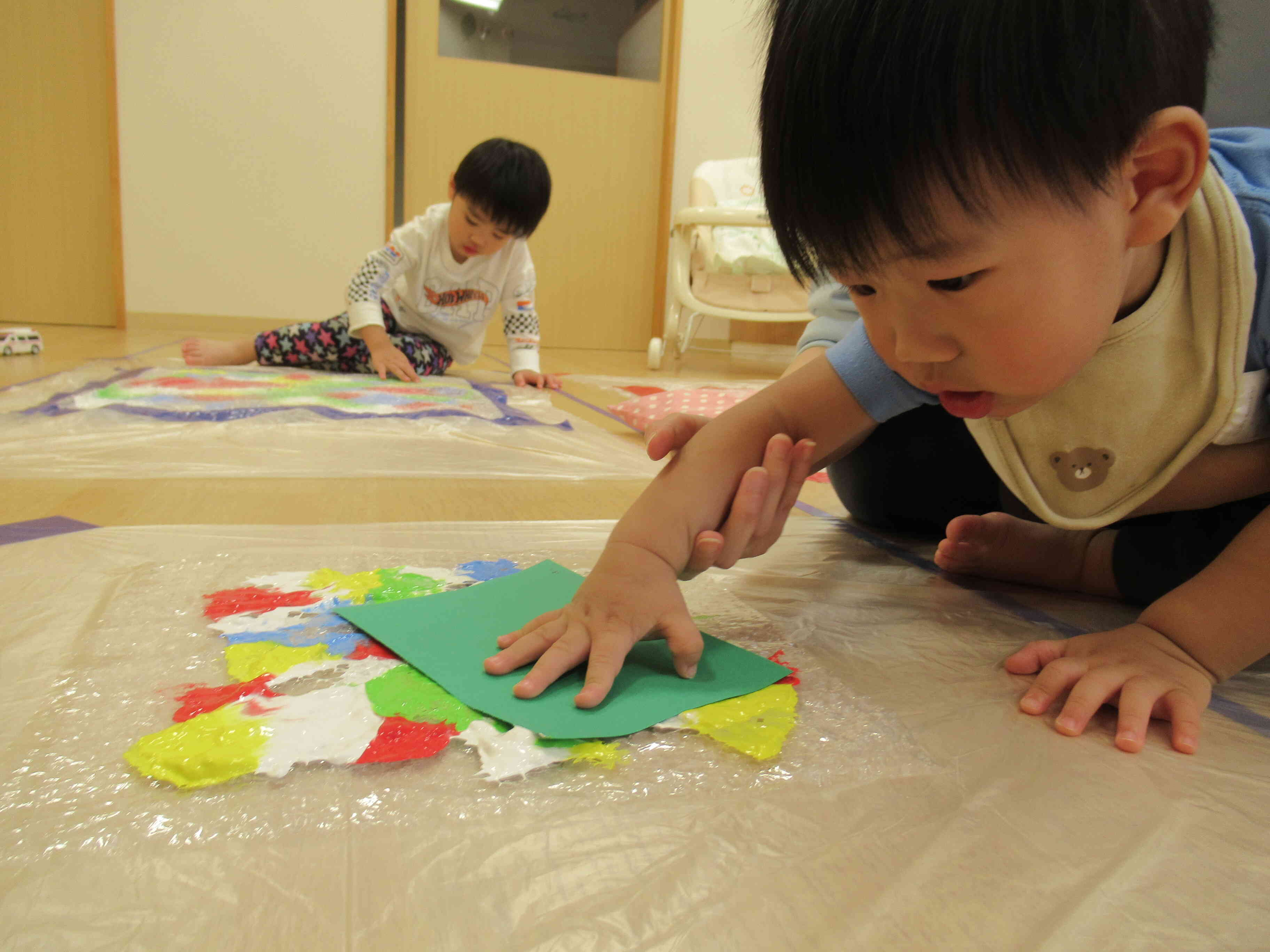 製作もしたよ！完成が楽しみだね