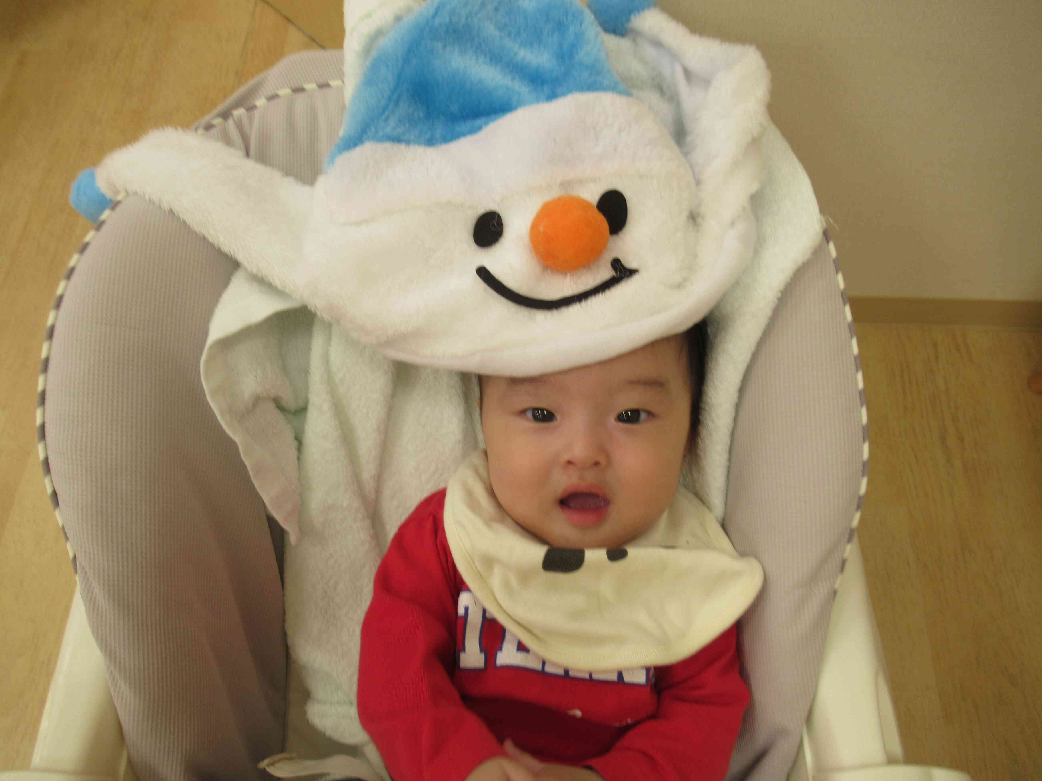 雪だるまになっちゃった！