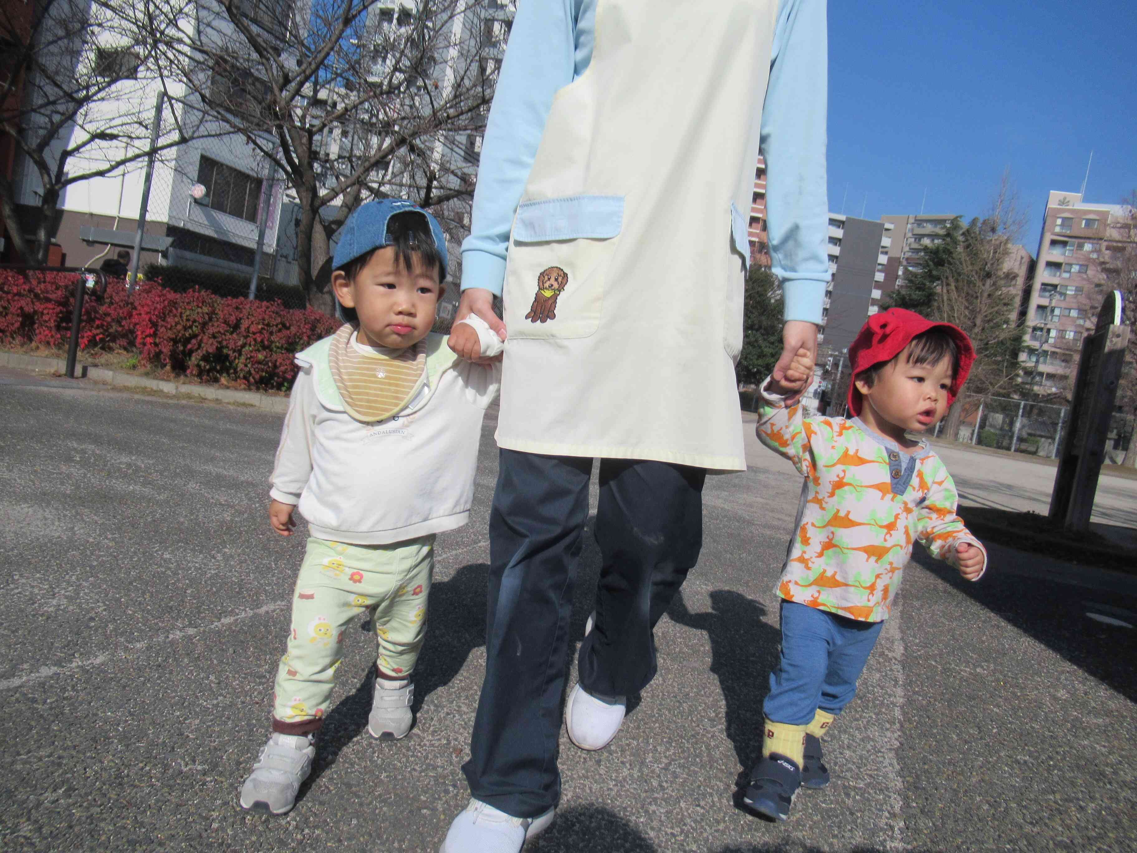 お外に出発～！