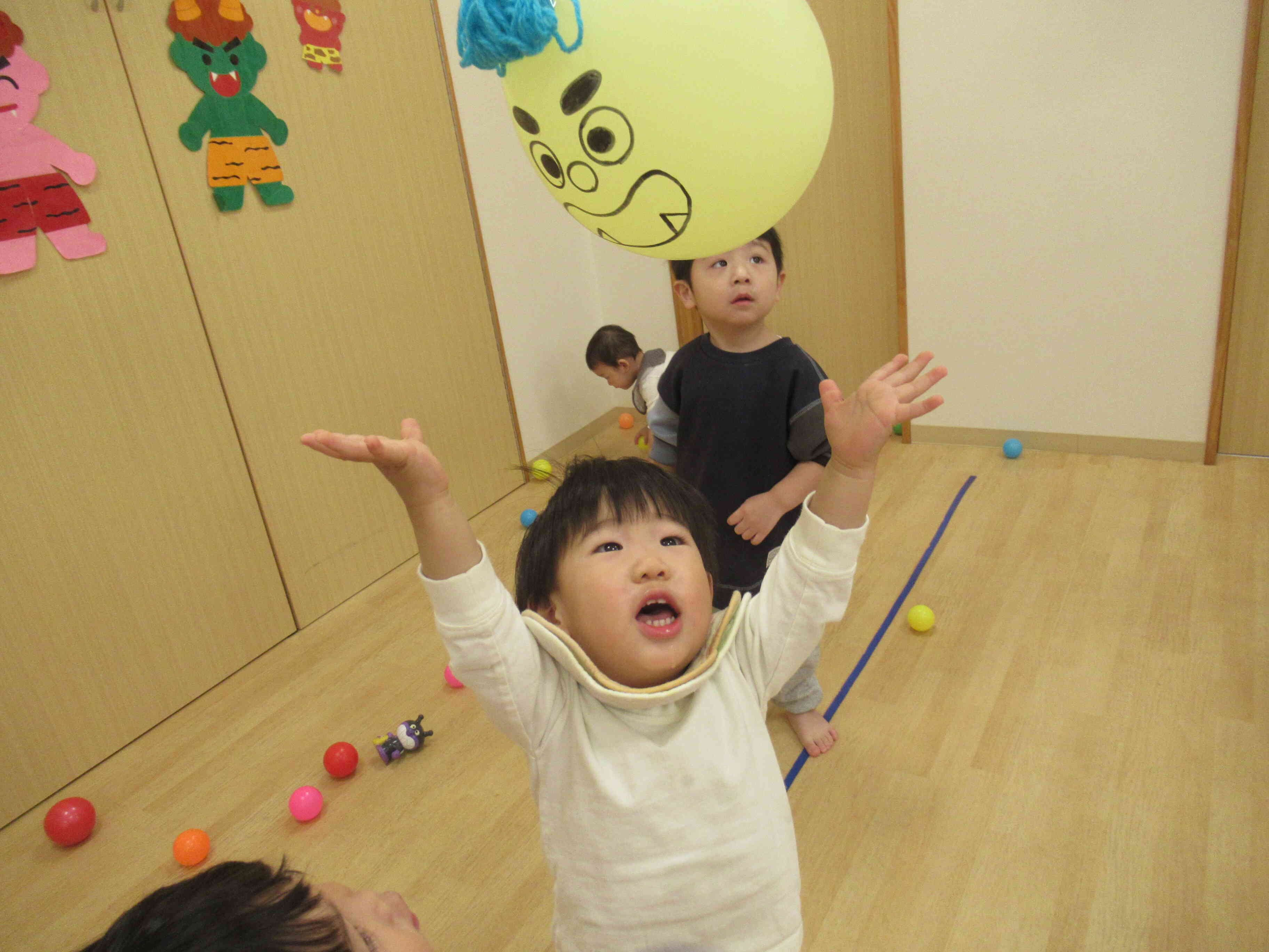 「おにはそと～ふくはうち～」