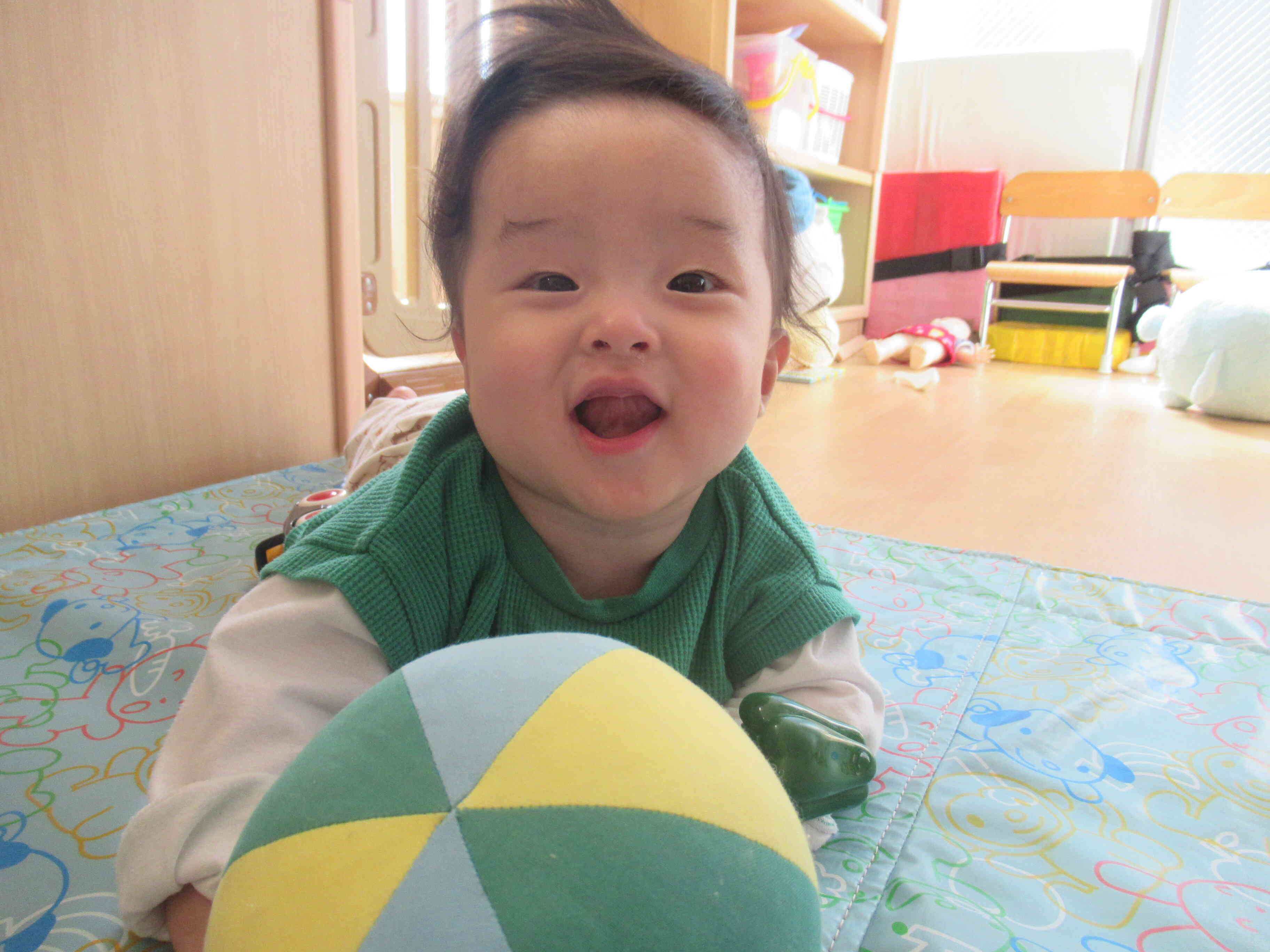 ボールがキャッチできたよ