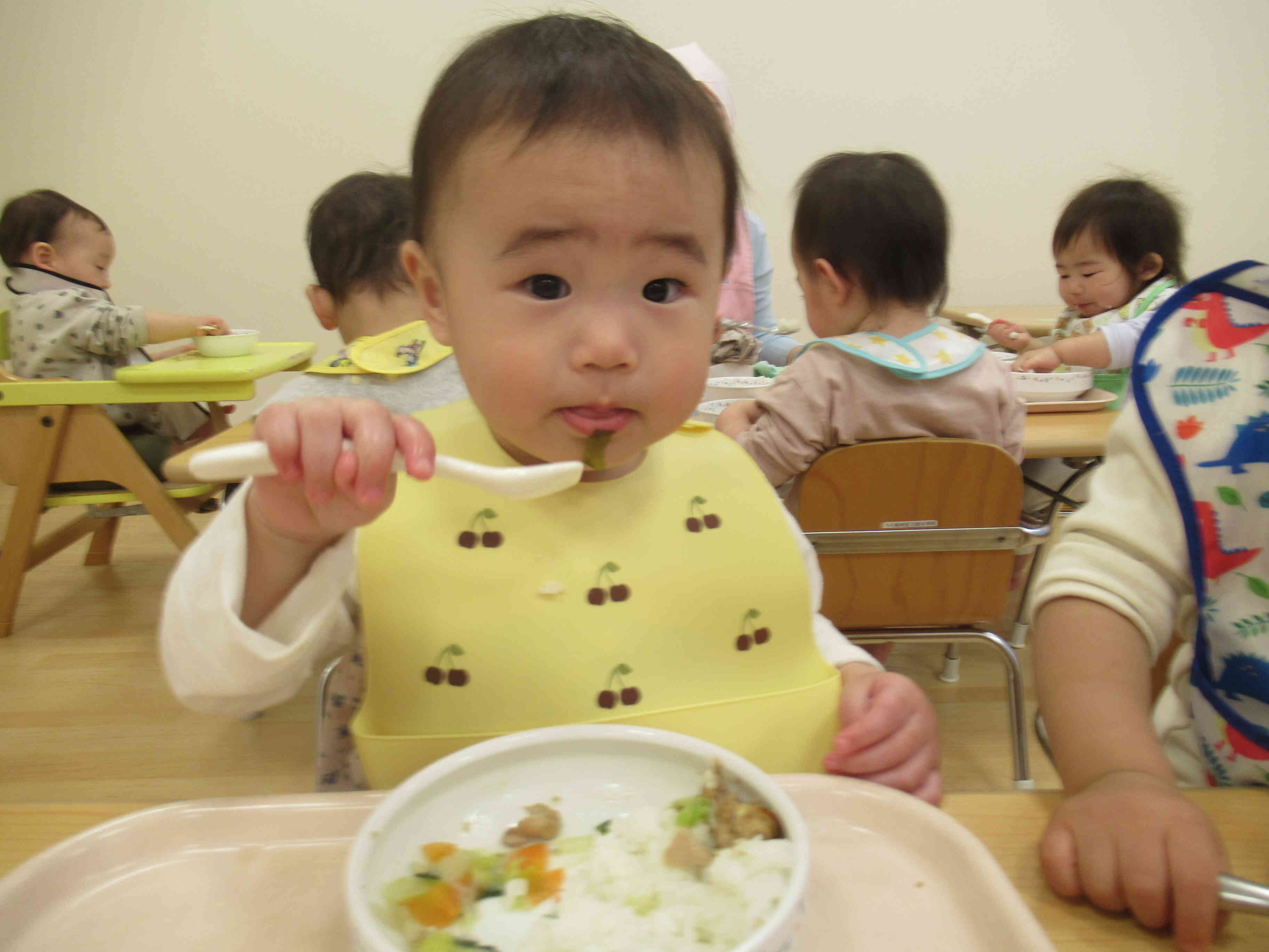 お待ちかねのご飯の時間！