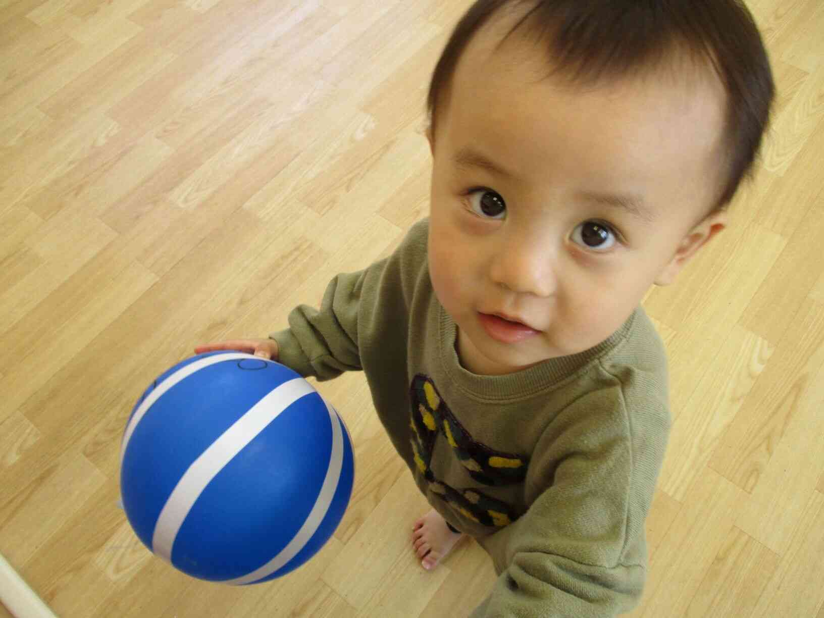 風船遊びをしました
