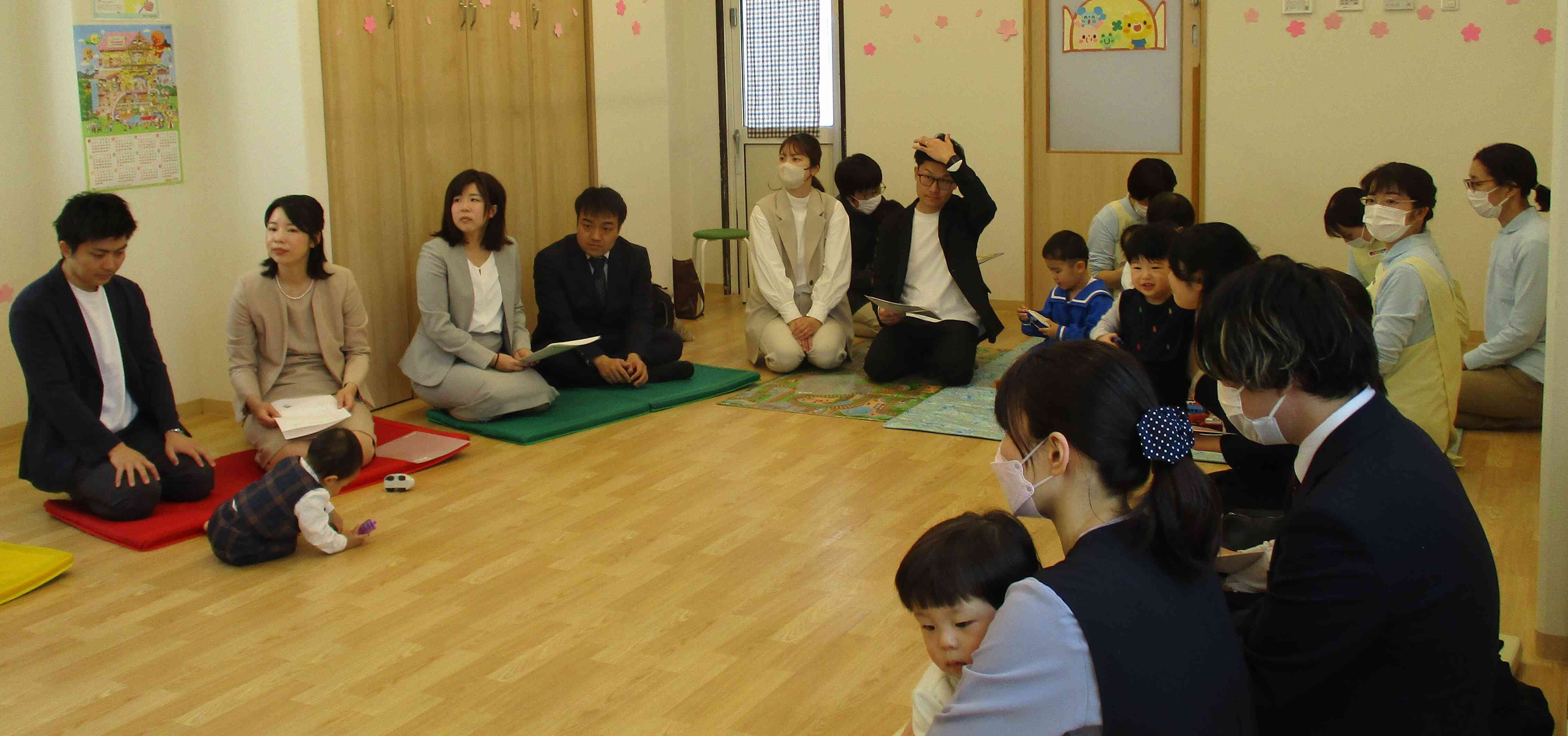 あひる組の懇談会の様子