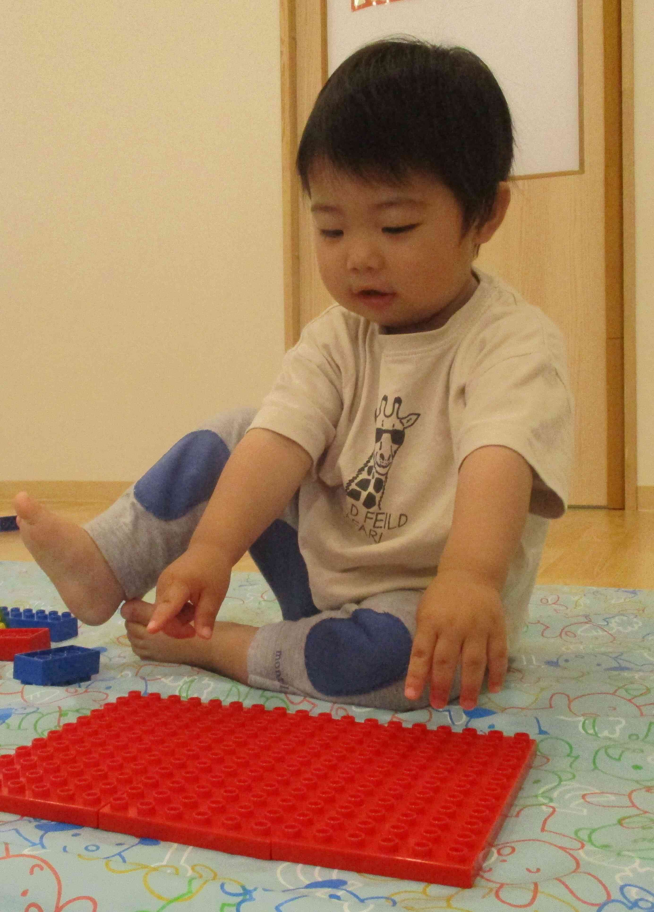 ブロック並べたよ～