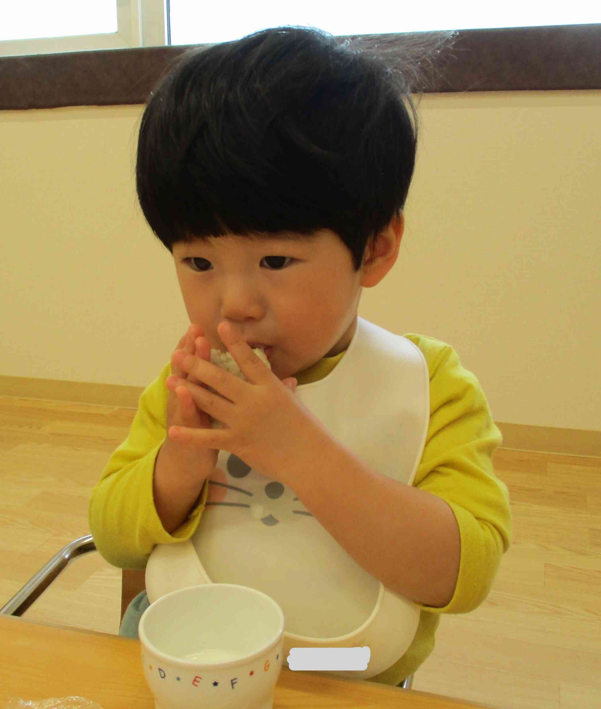 やっぱりおにぎりはおいしいな