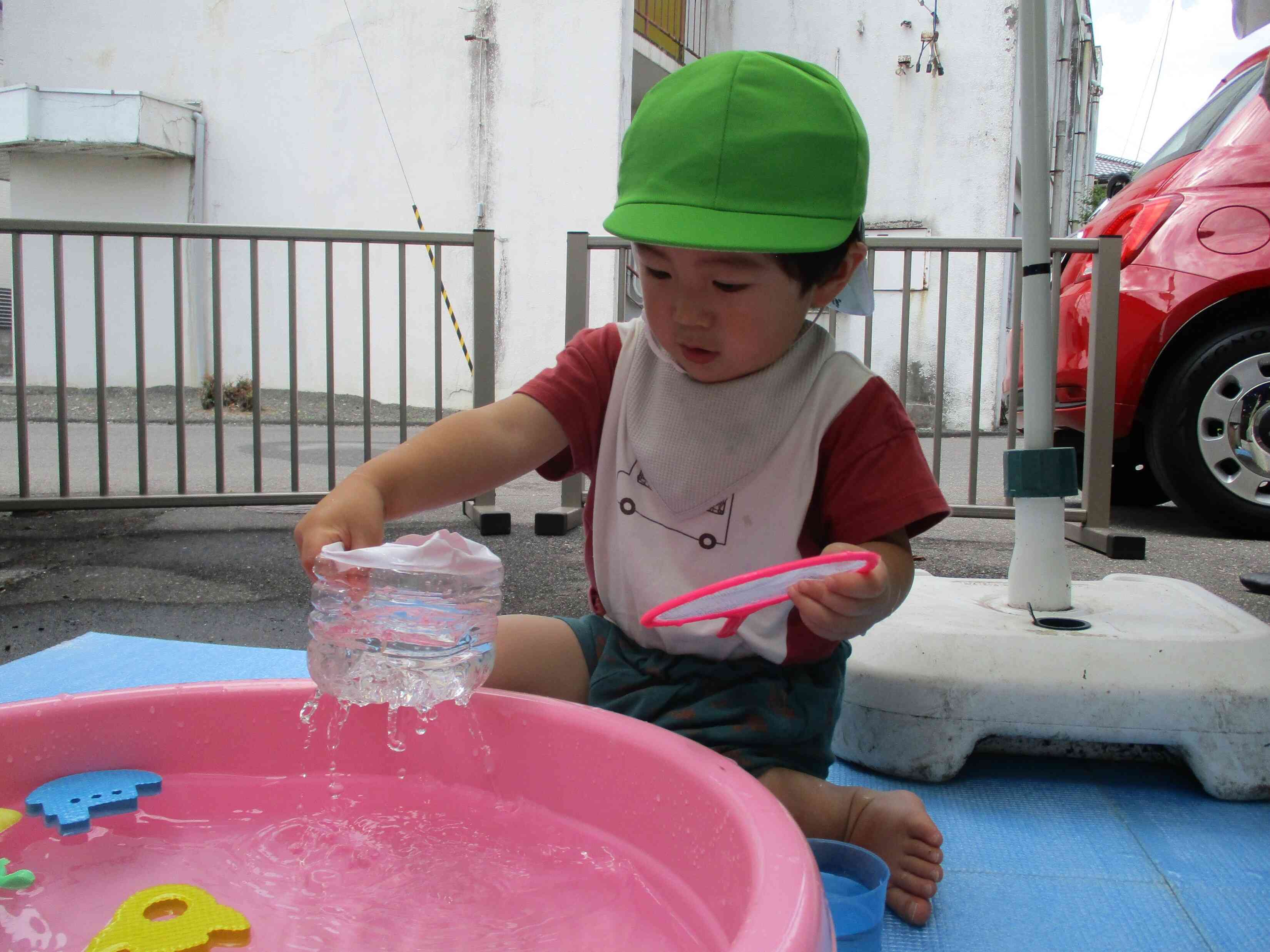 つめたくて気持ちいいね