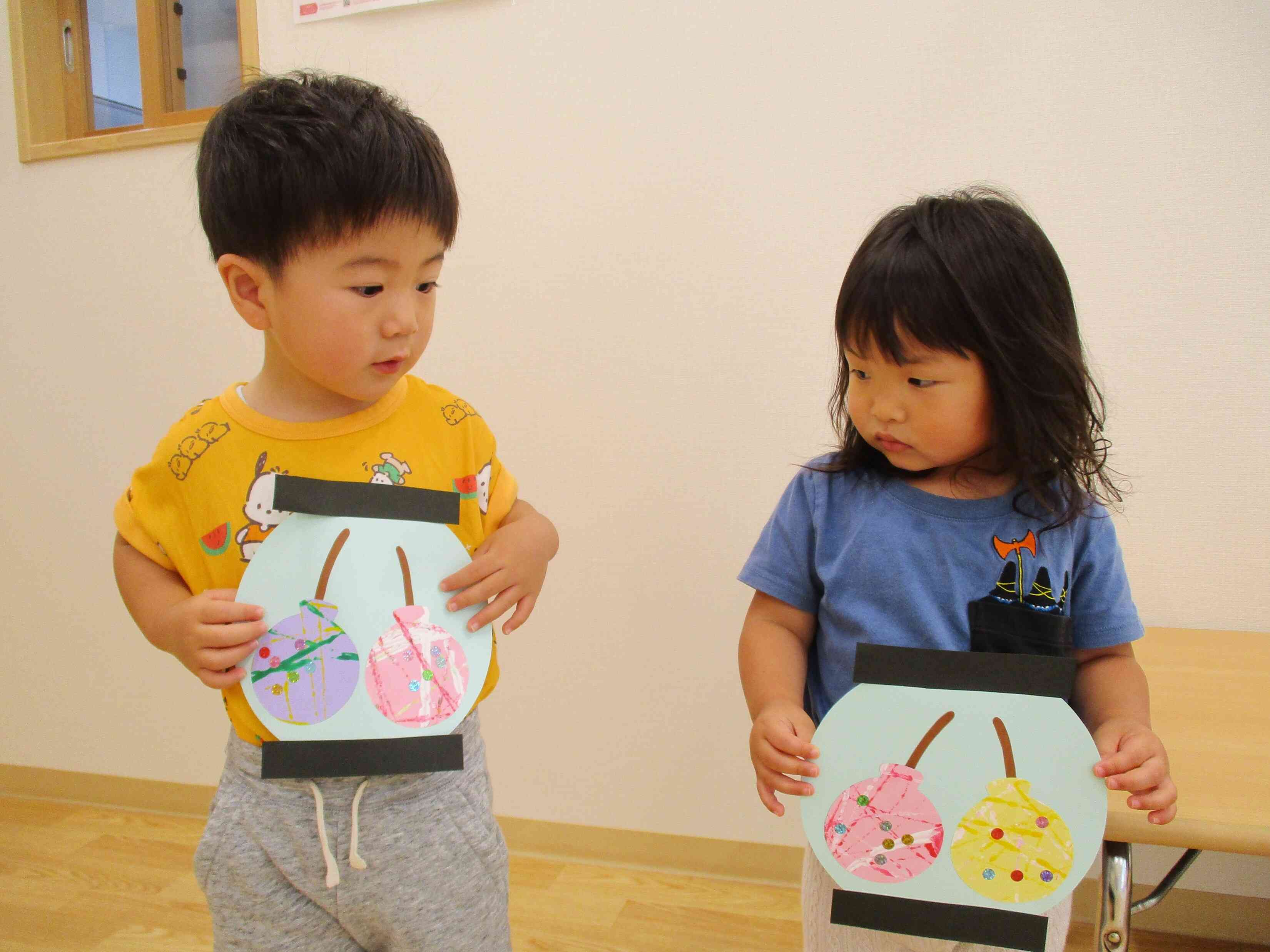 製作活動　うさぎ組（2歳児）