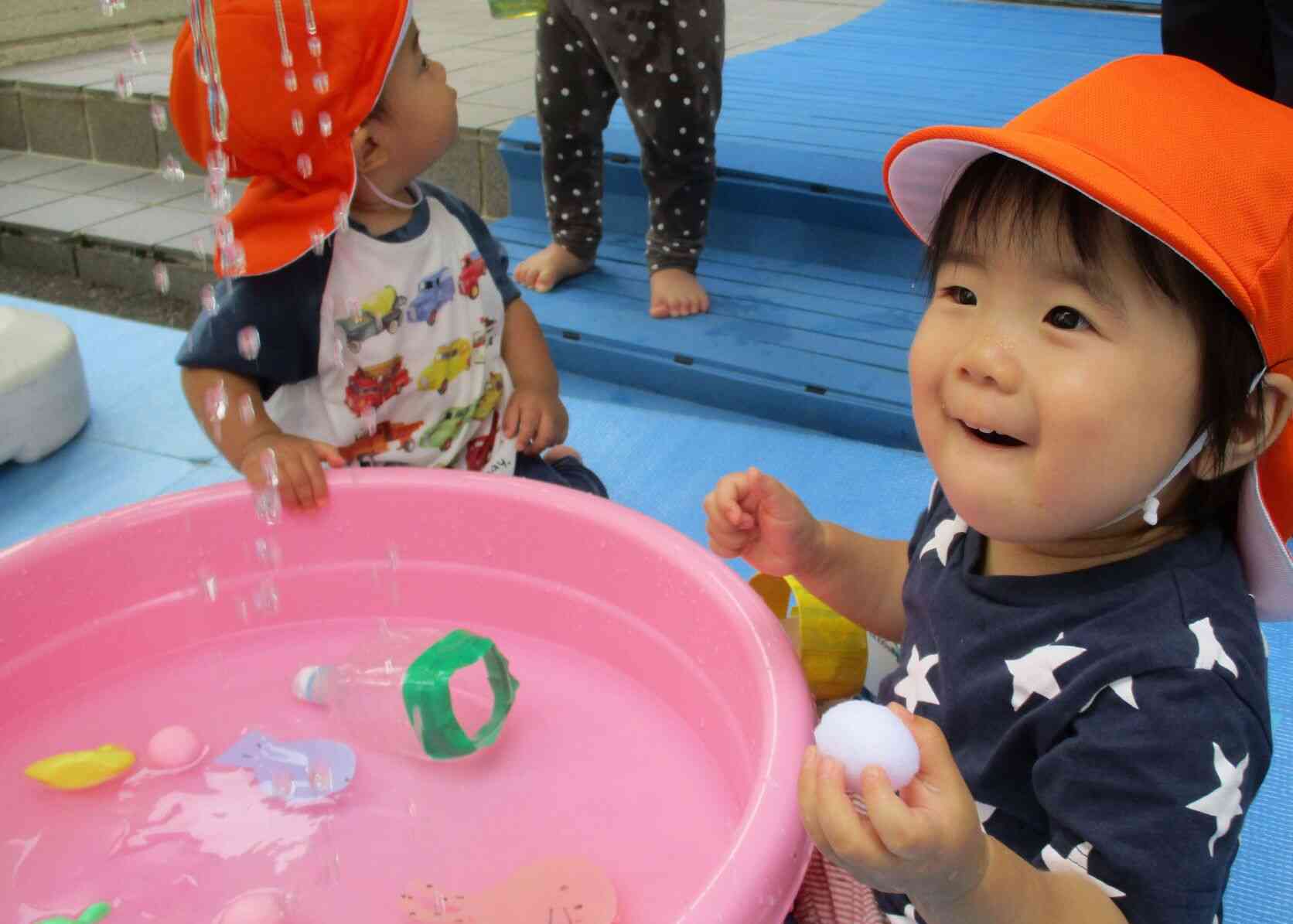 シャワーみたいで面白いね