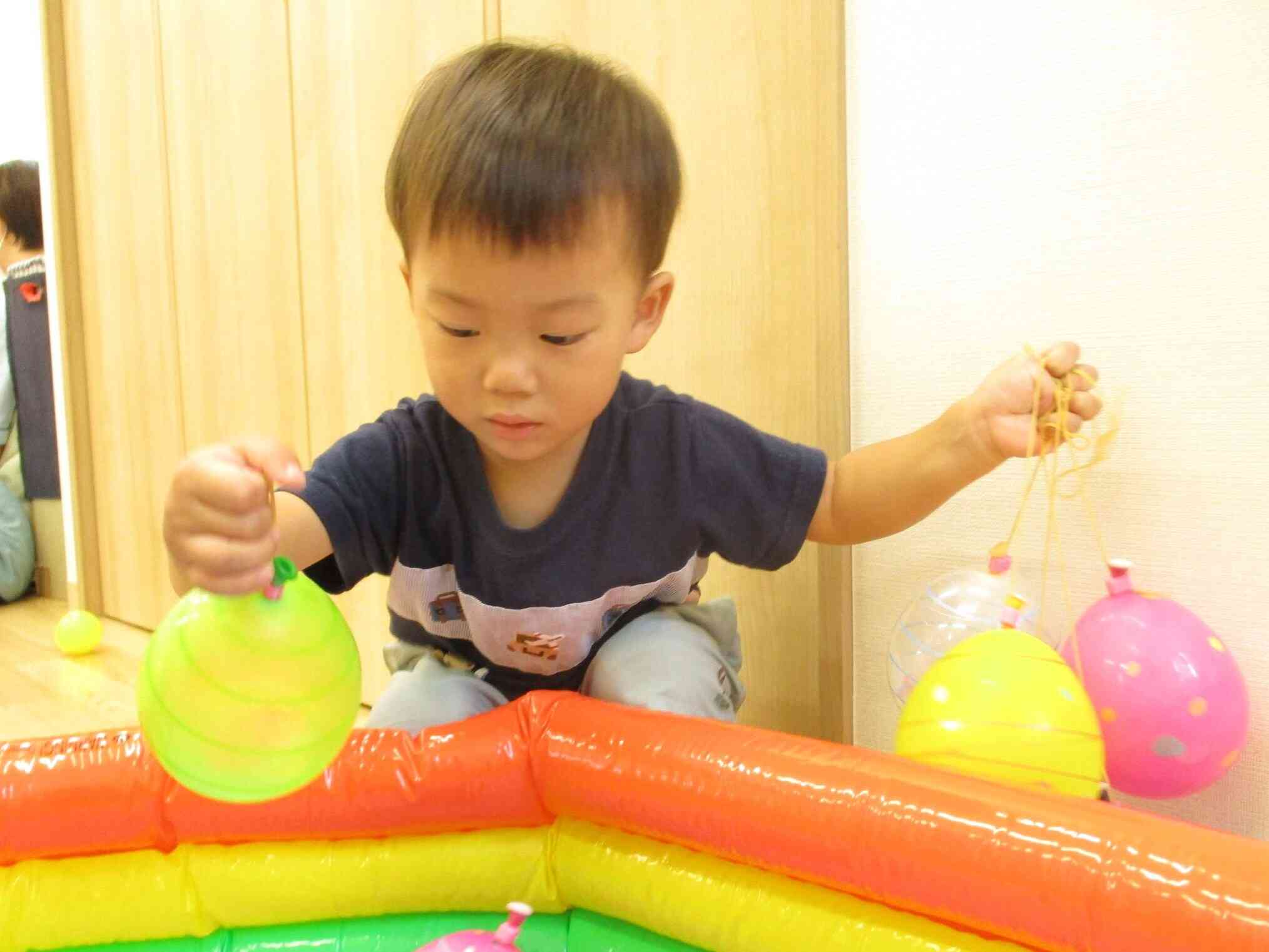 お祭りごっこ遊び～あひる・うさぎ組（1・2歳児）～
