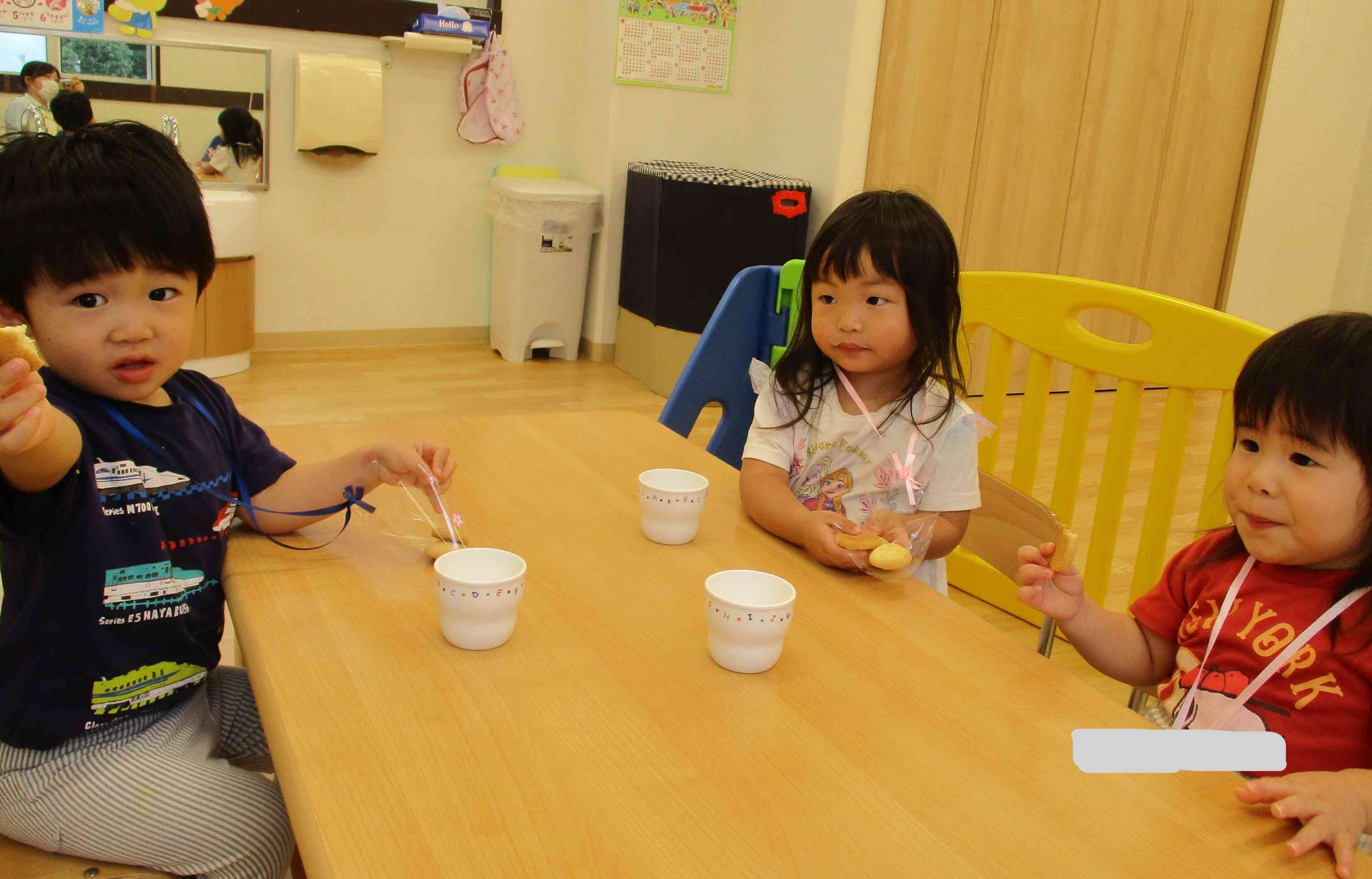 運動会がんばりました！メダルクッキー食べよう！