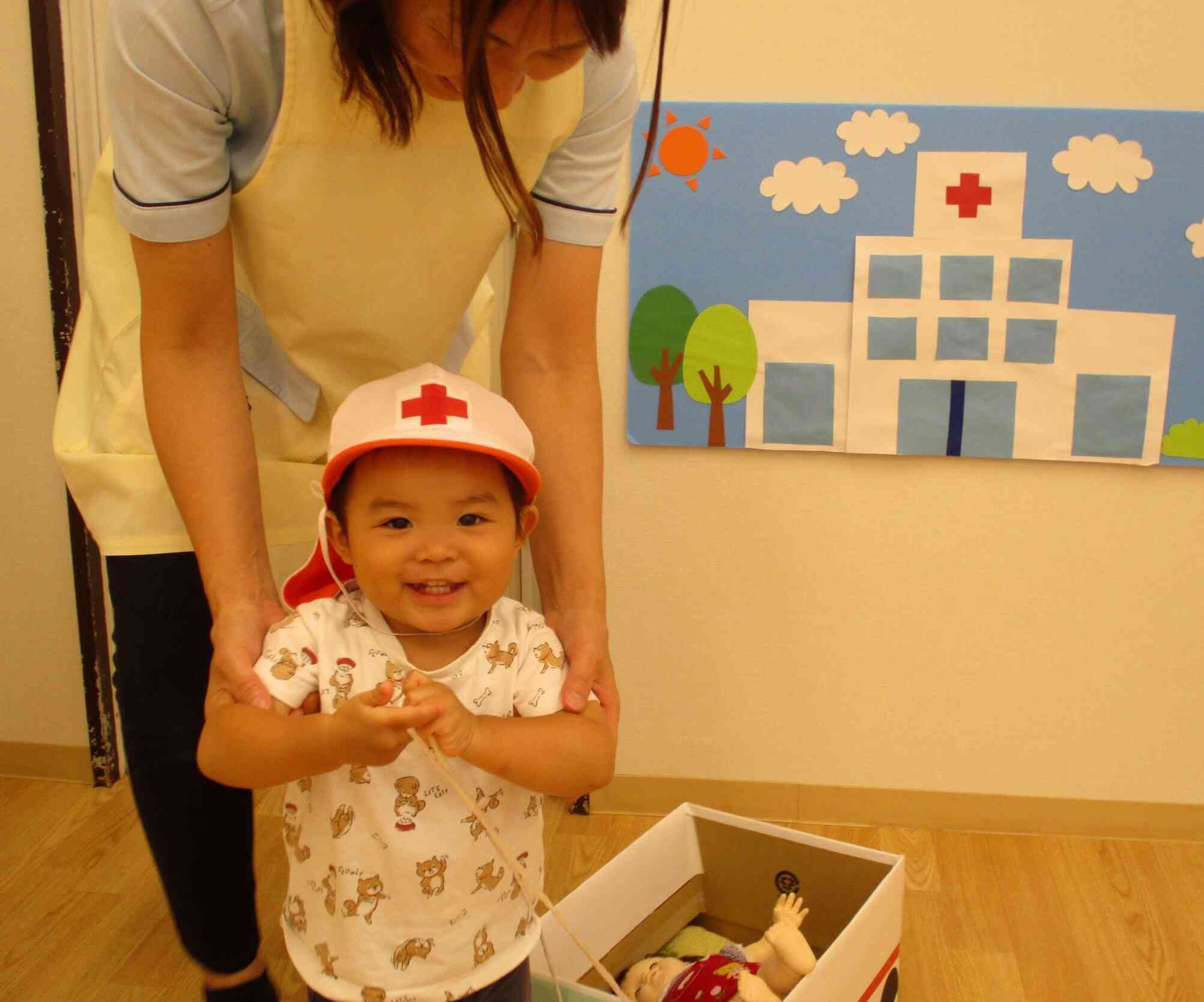 急いで！救急車！