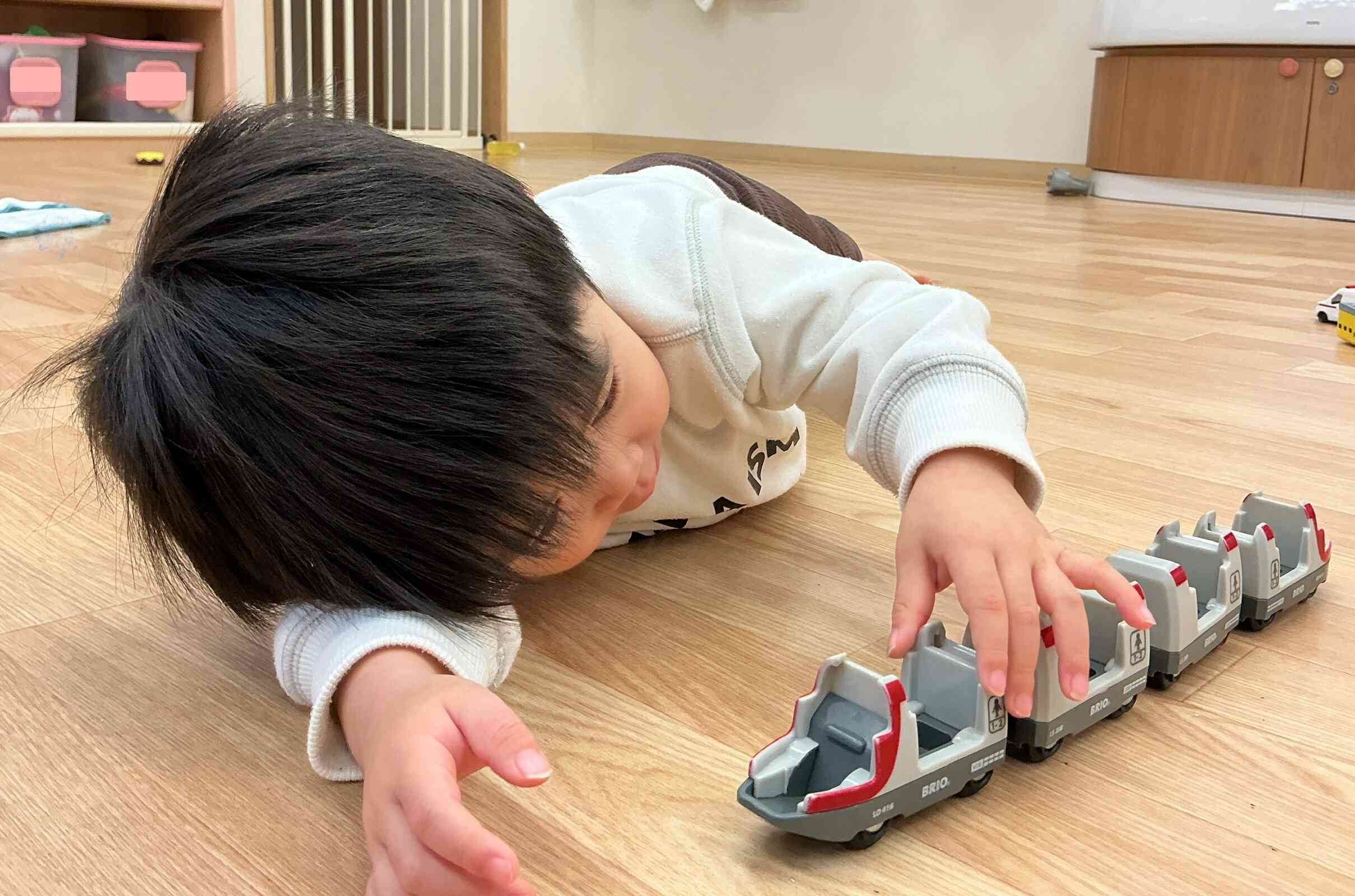 新幹線が発車しまーす！