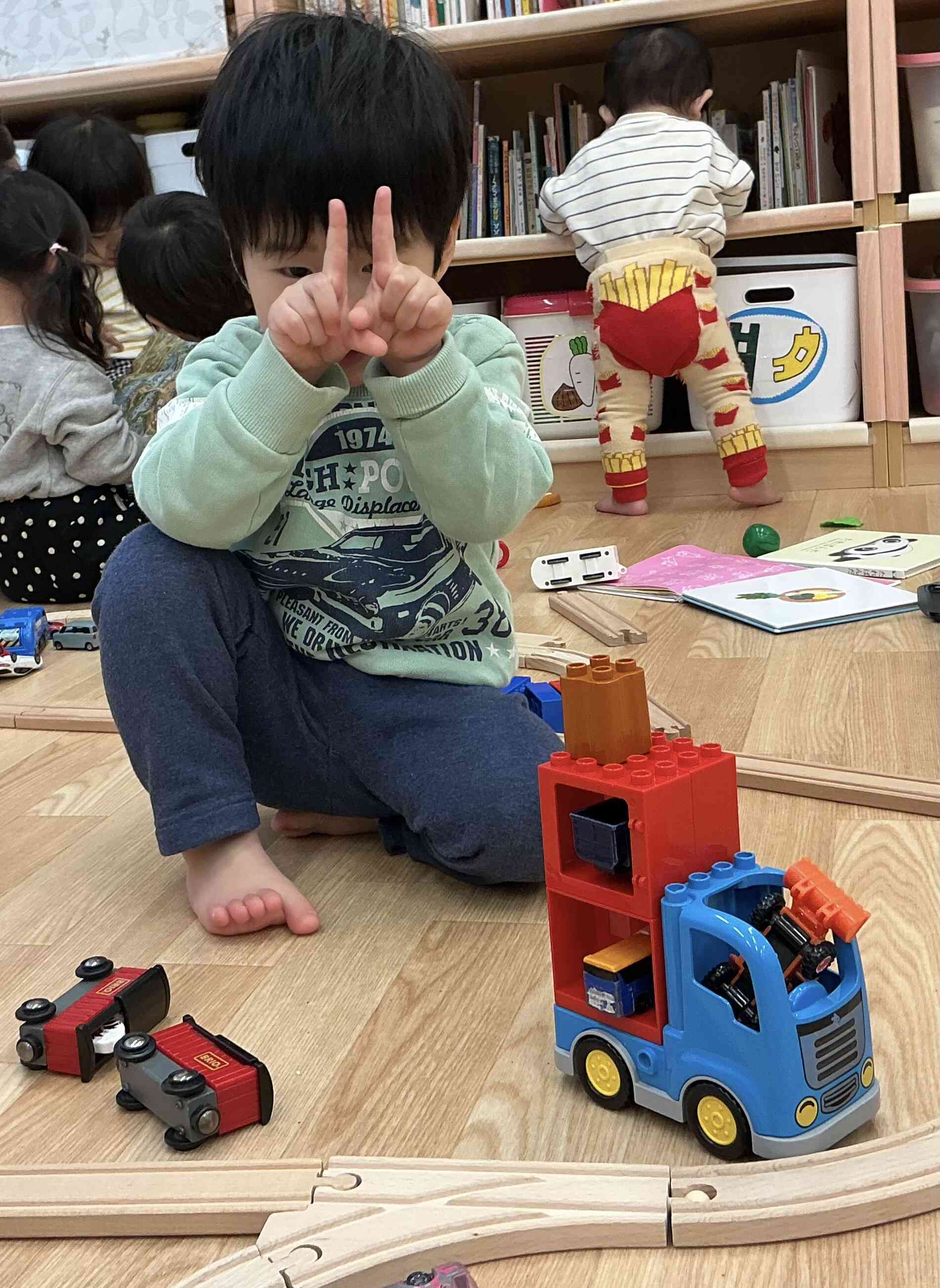 なに作ったの？　ひみつ！