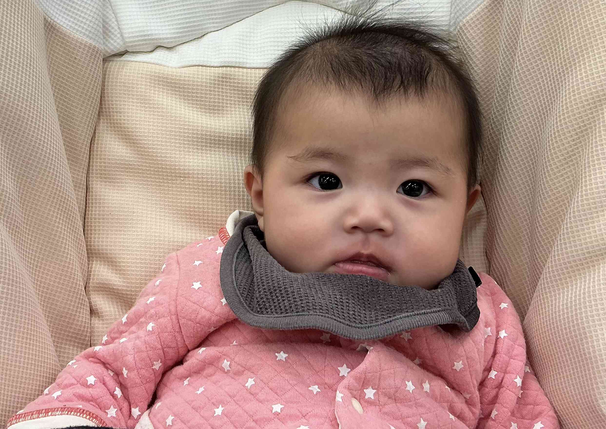 赤ちゃんもニコニコさんです！