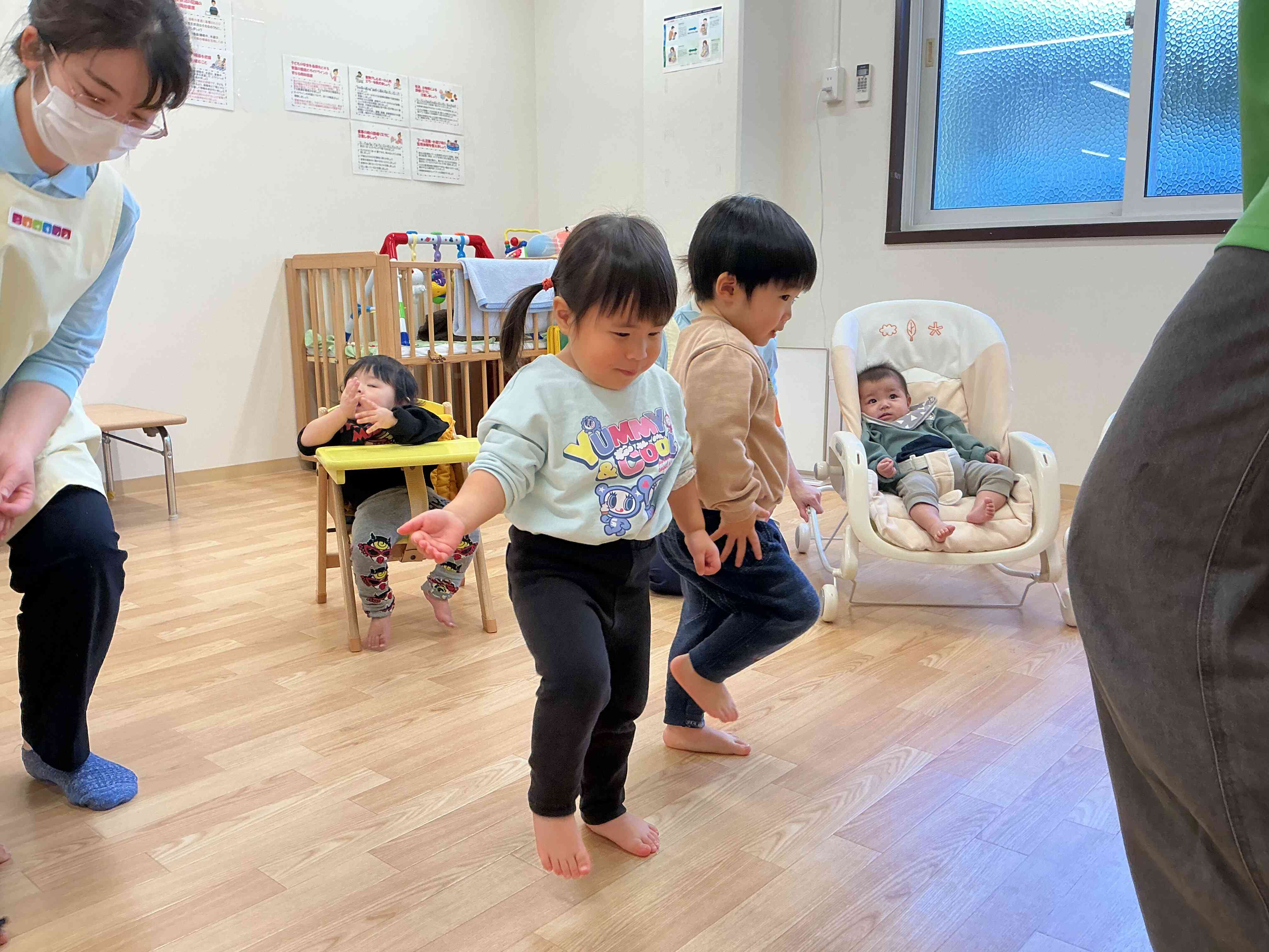 ステップも息がピッタリ！