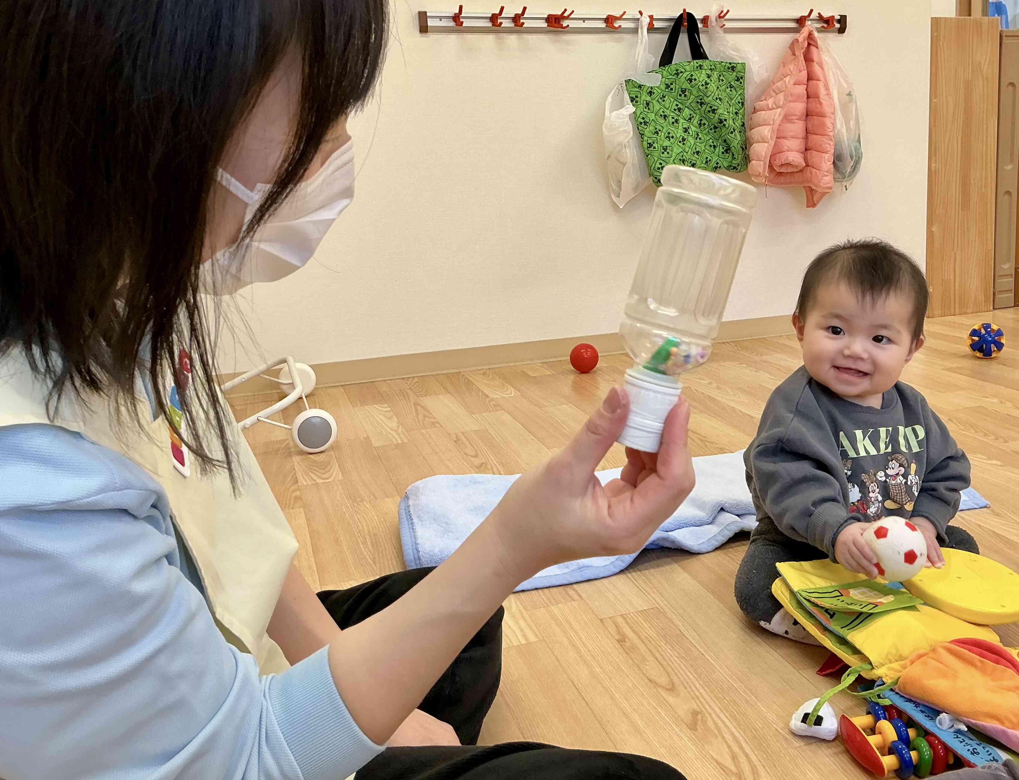 シャカシャカ！いい音がするね。