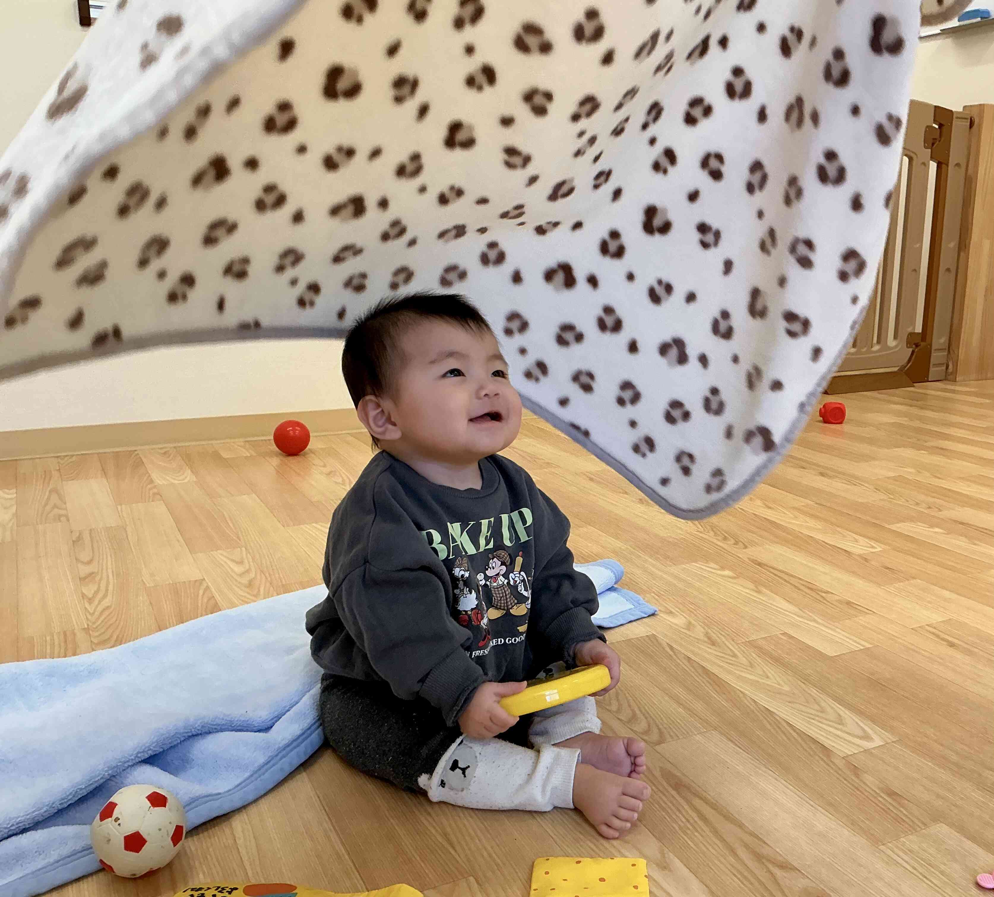 ふわ〜っと　風が来て楽しいね！