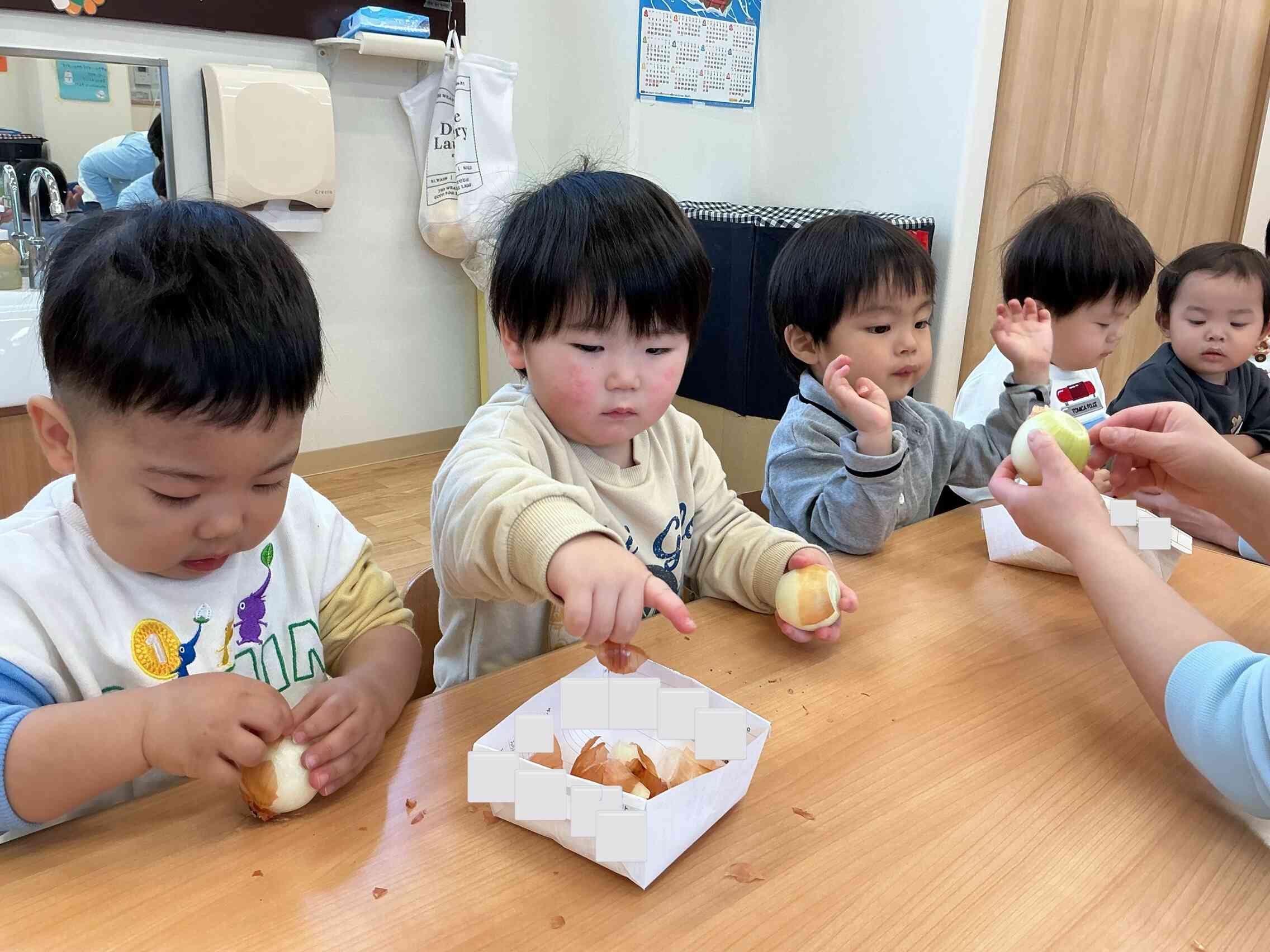 いっぱいむけたね