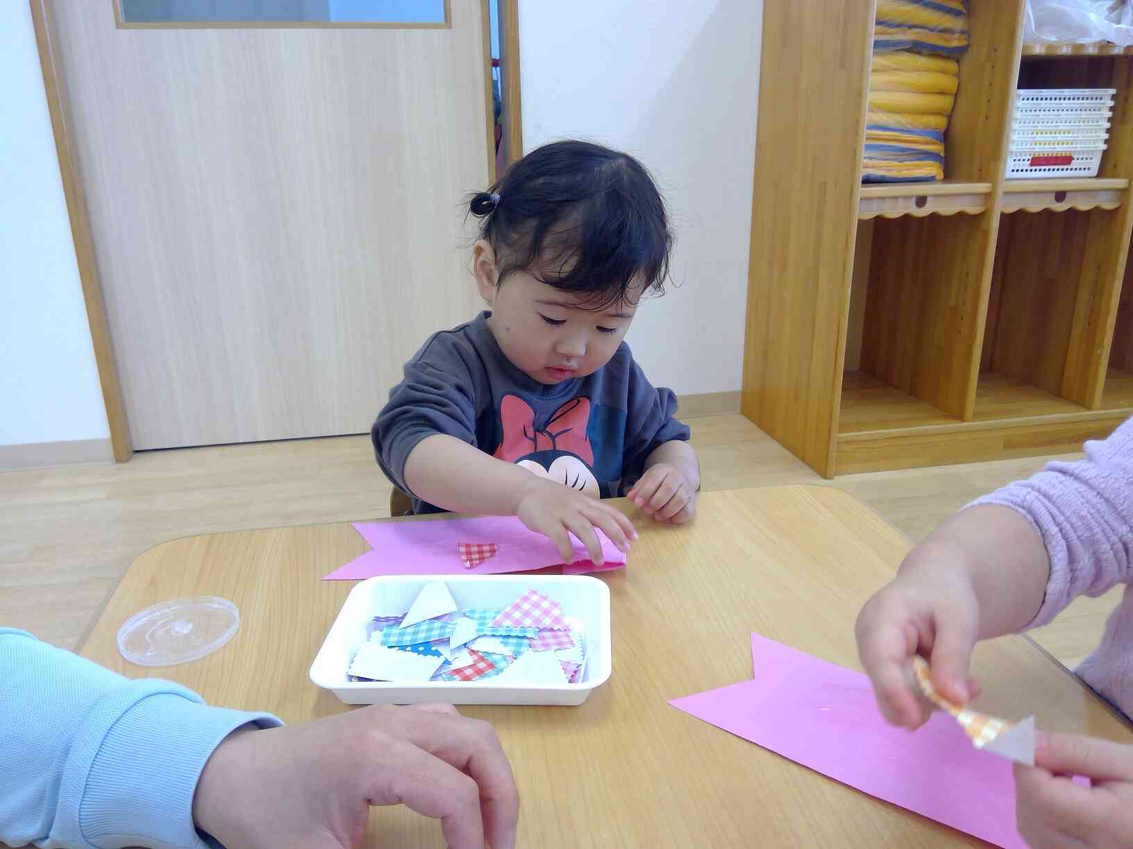 丁寧に、慎重に。