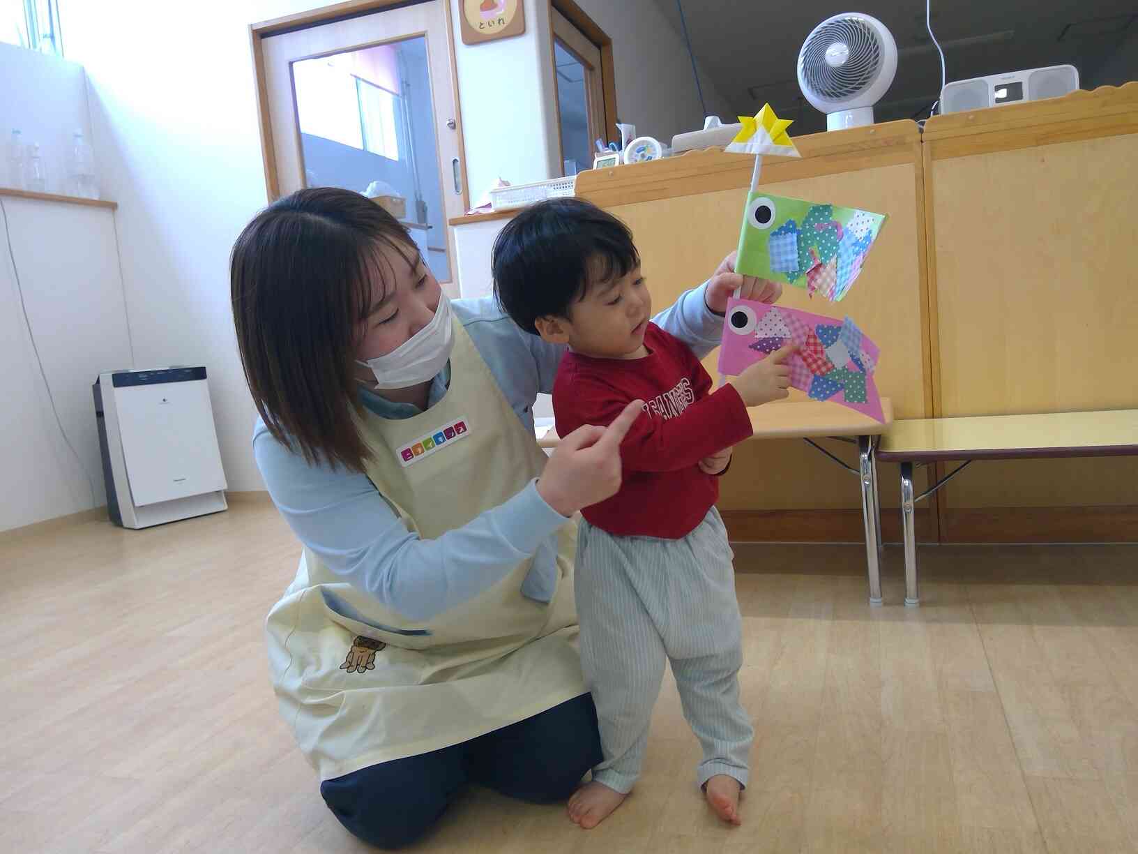 こどもの日のお祝いをしました☆