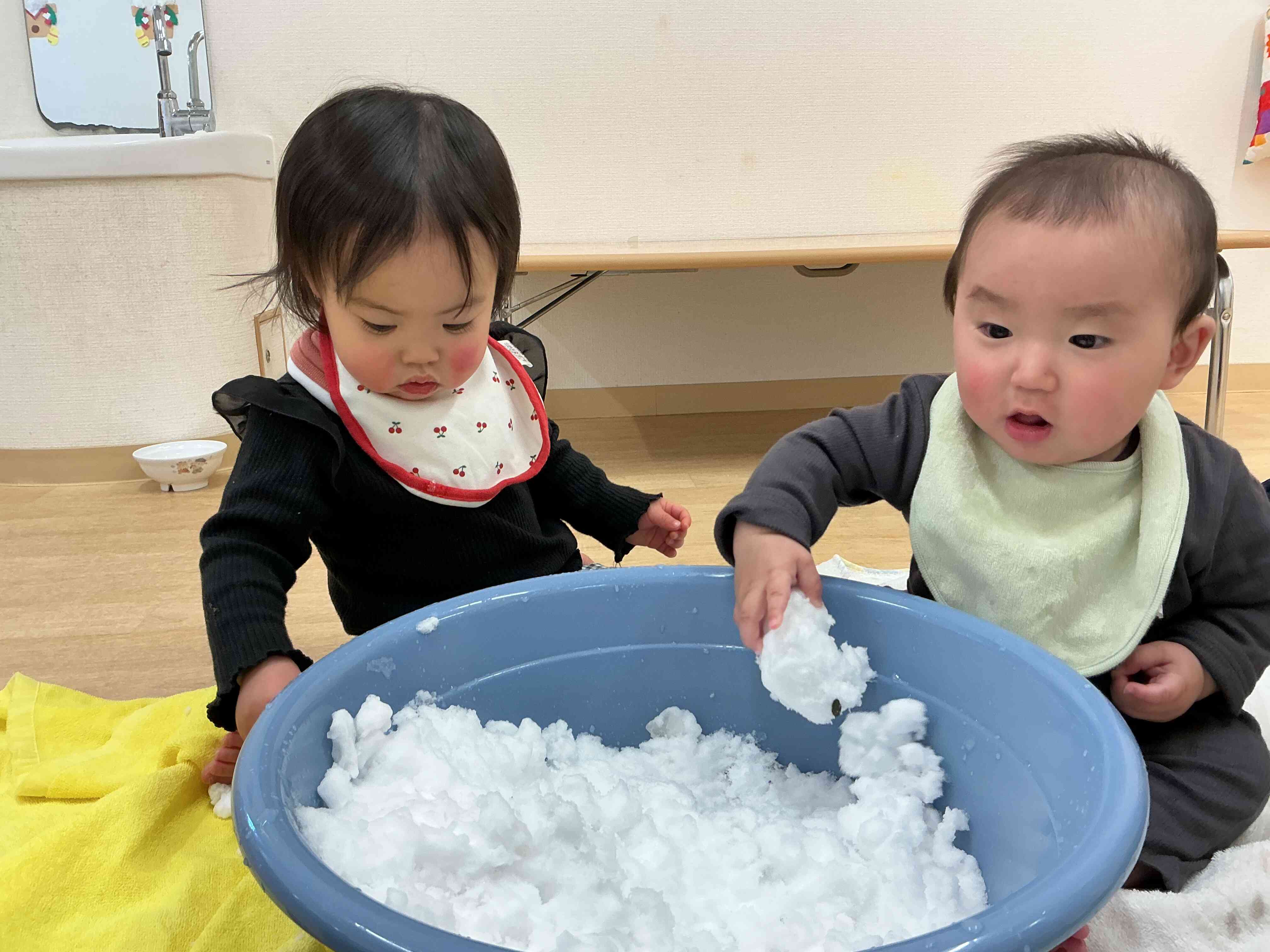 ぼくもさわってみようかな！