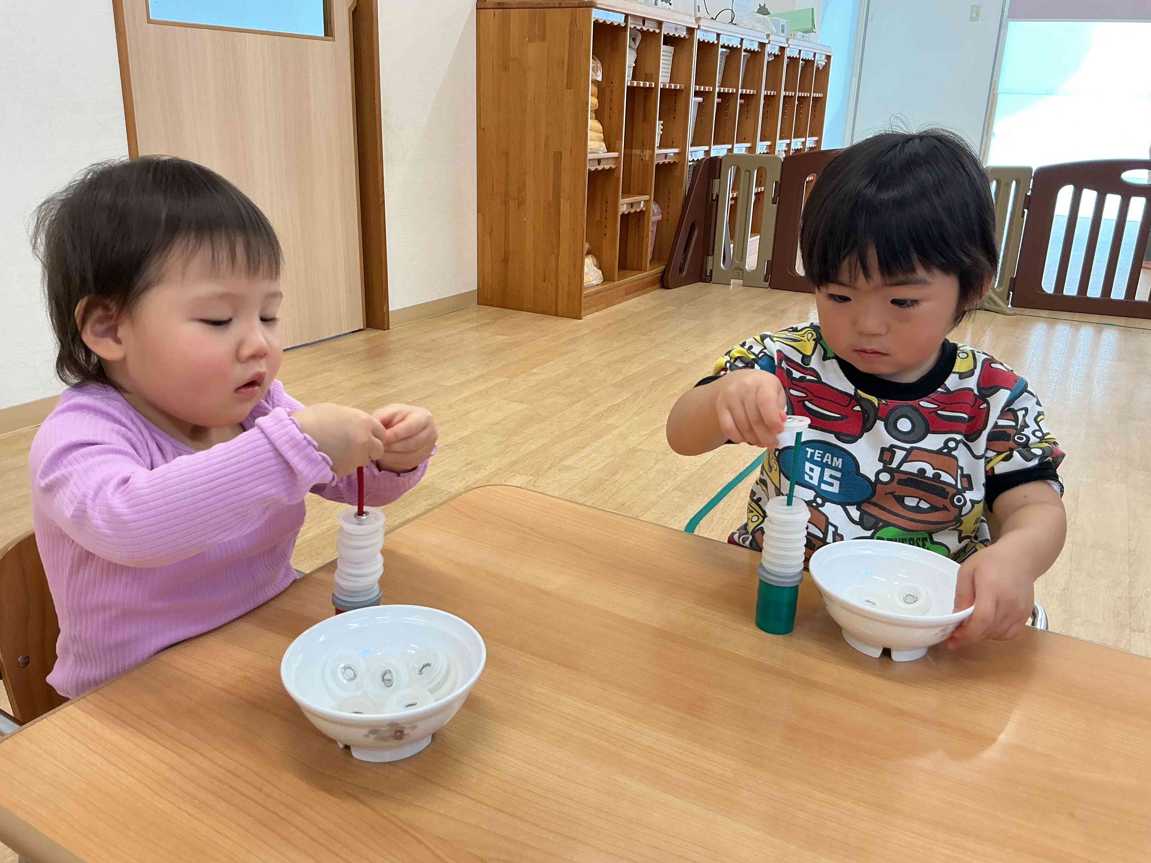室内遊び〜あひる組(1歳児)〜